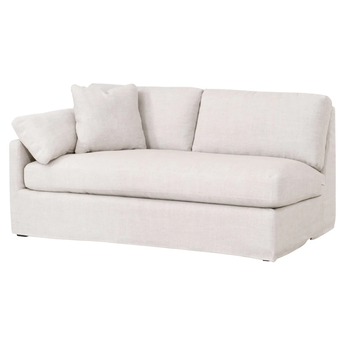 Lena Modular Slipcover 2-Seat Left Slope Arm Sofa - Image 2