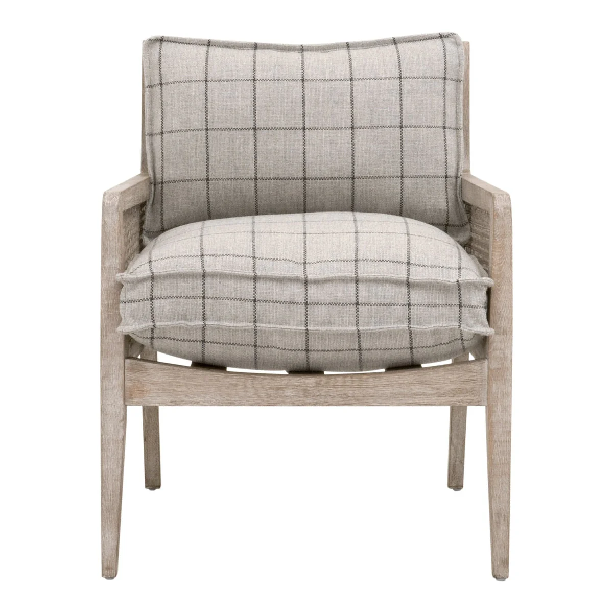 Leone Club Chair | Windowpane Cement - Image 1