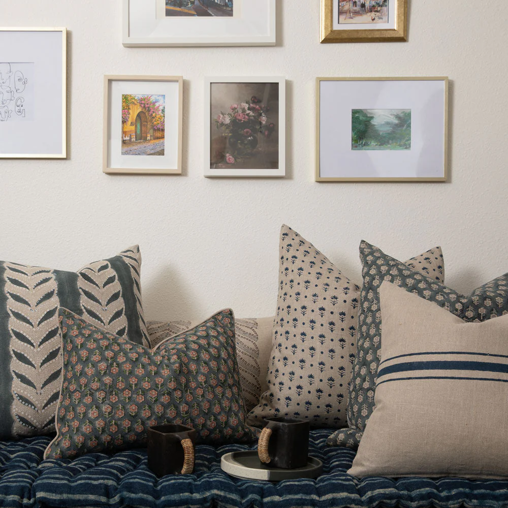 Claire Teal Pillow - Image 2