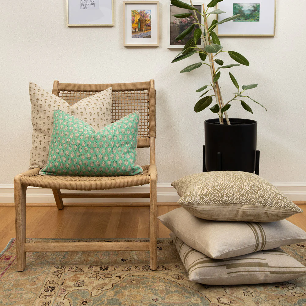 Mira Pistachio Pillow - Image 2