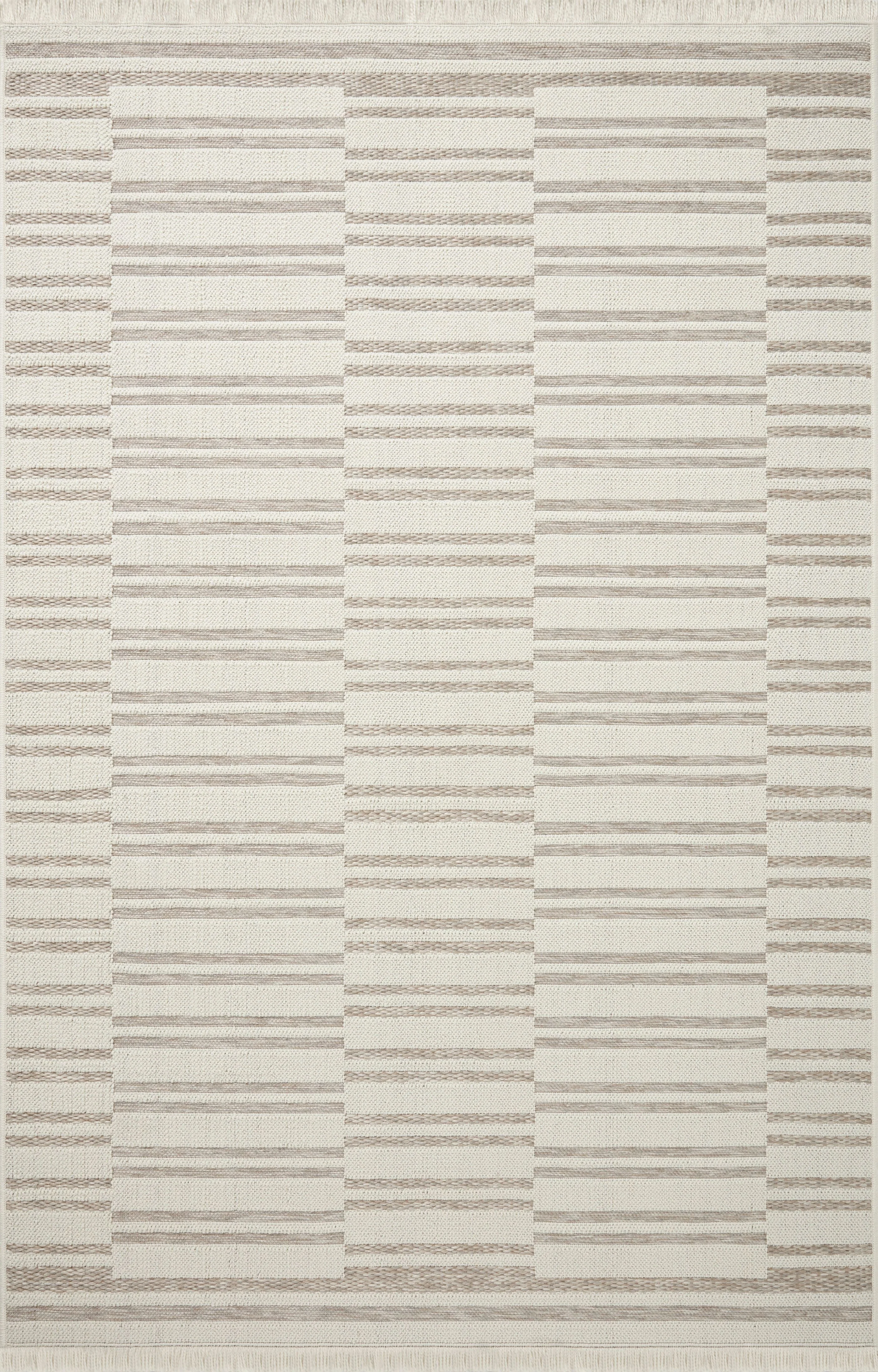 Amber Lewis x Loloi | Malibu Collection | Ivory / Dove | MAB-03 - Image 1