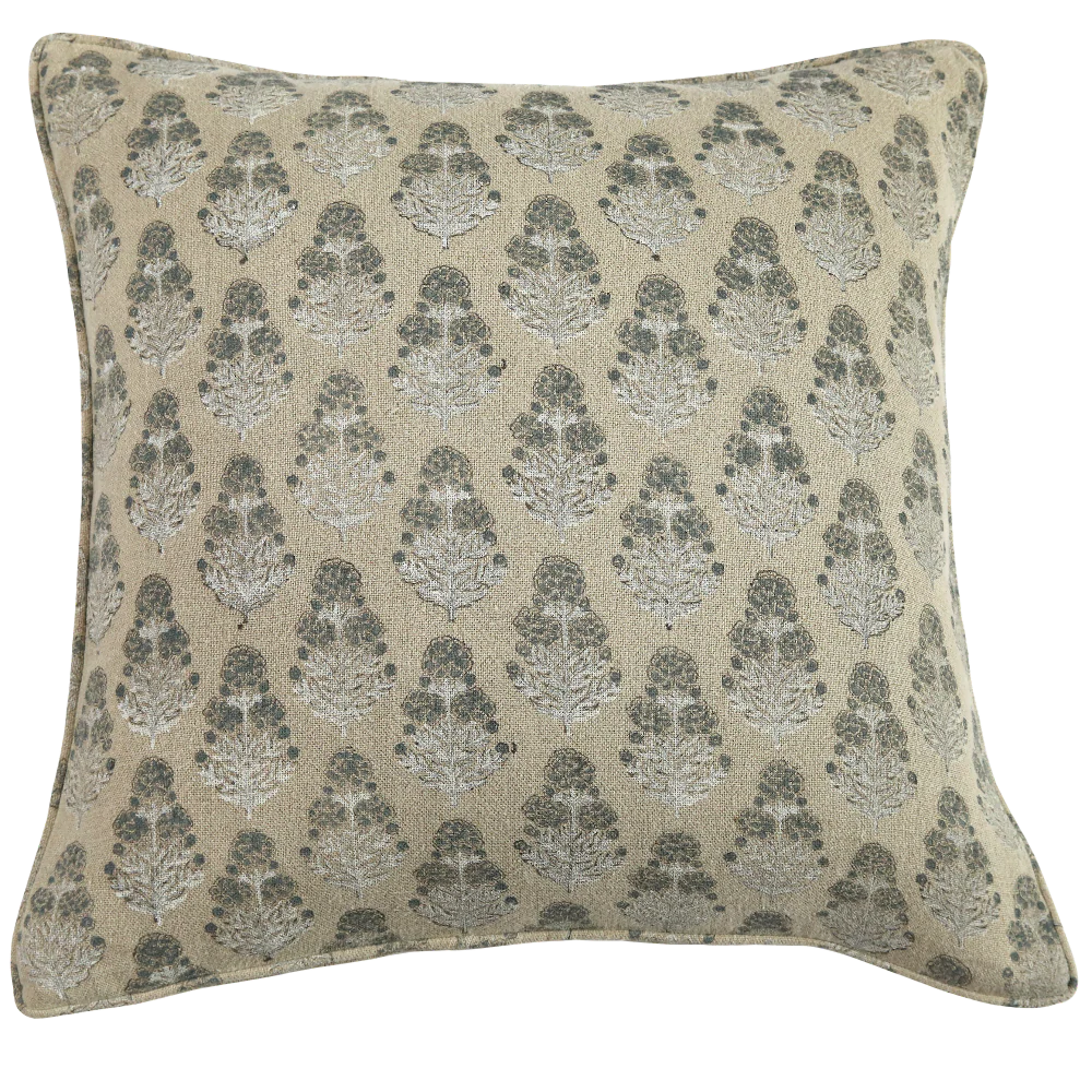 Marigold Graphite Pillow - Image 1
