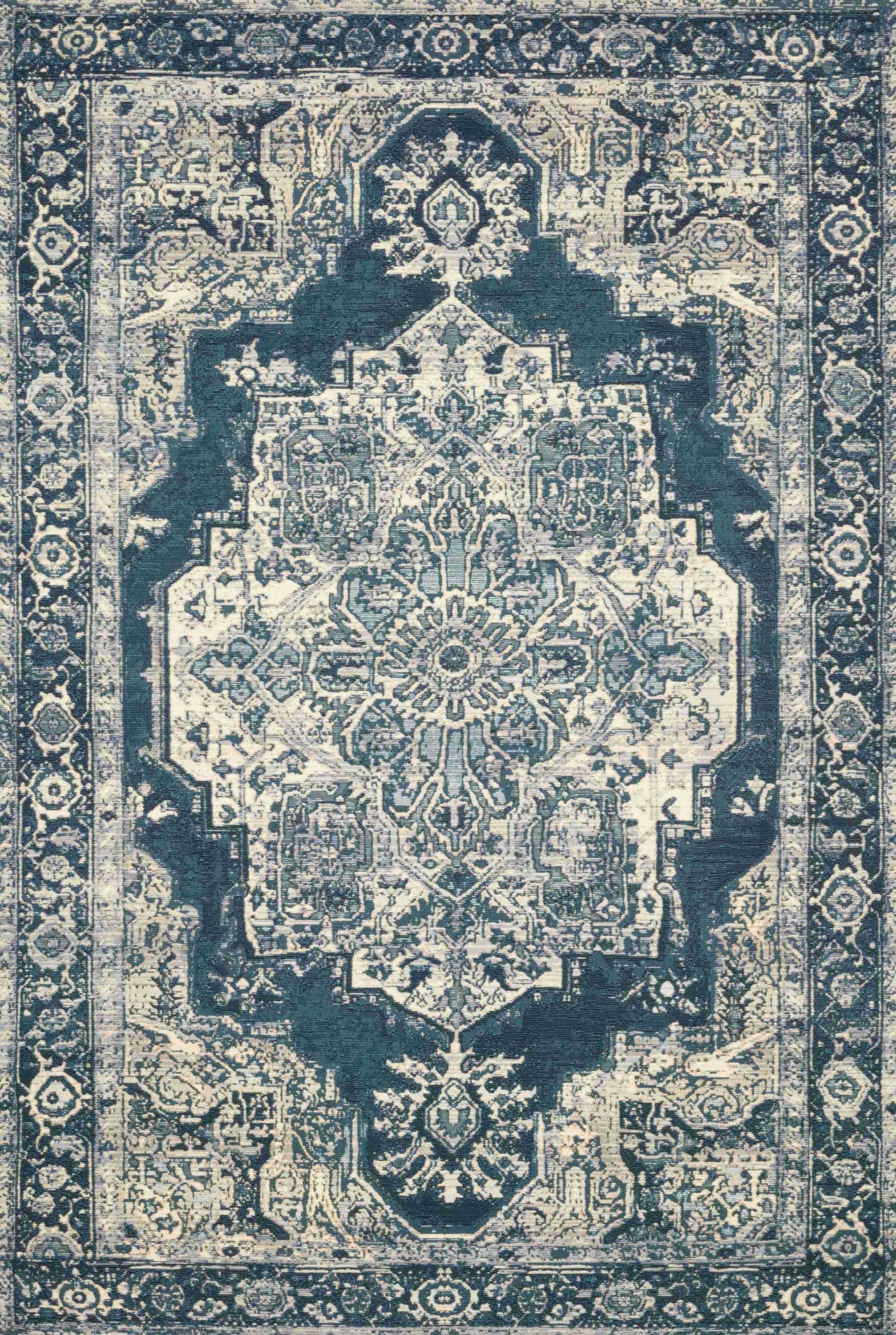 Loloi | Mika Collection | Dk Blue / Dk Blue | MIK-01 - Image 1