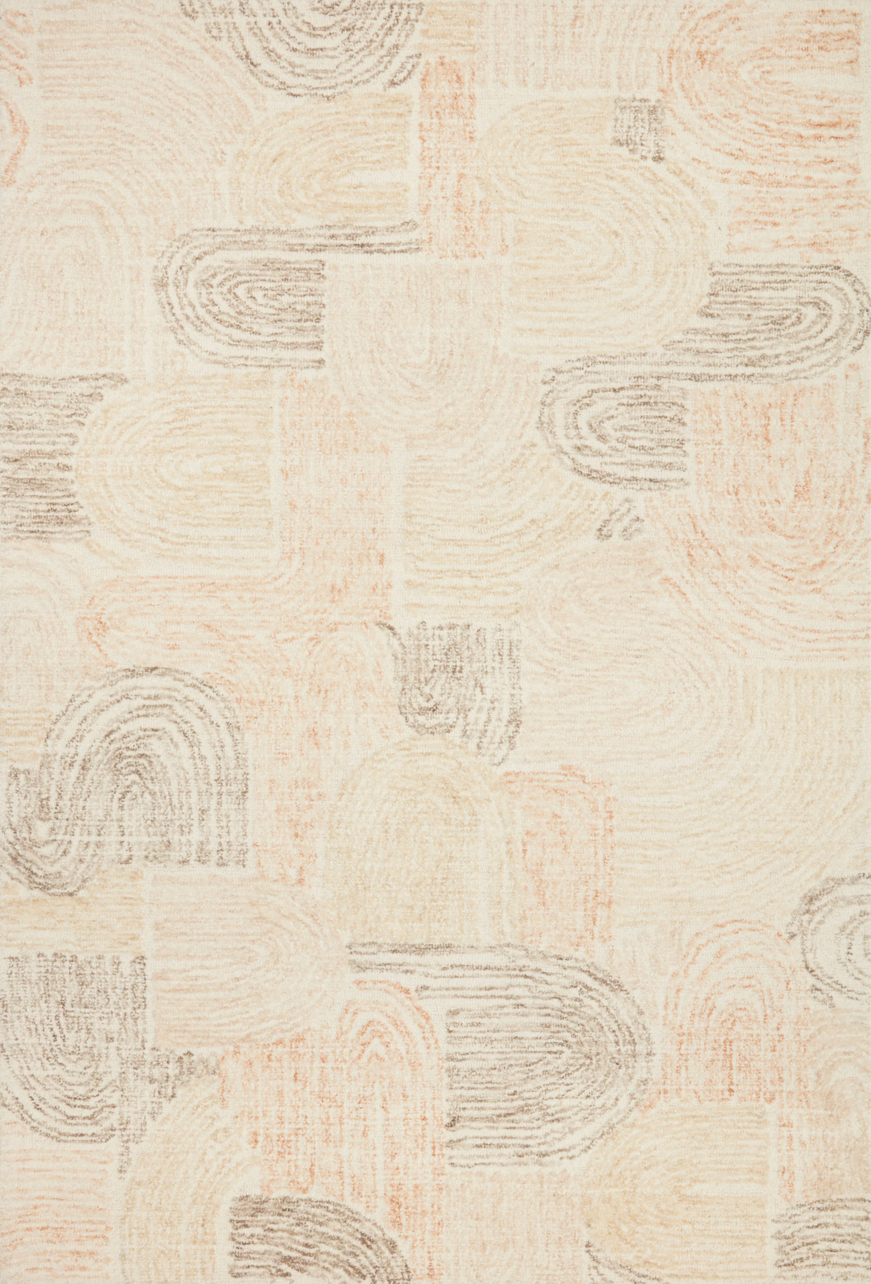 Loloi | Milo Collection | Peach / Pebble | MLO-02 - Image 1