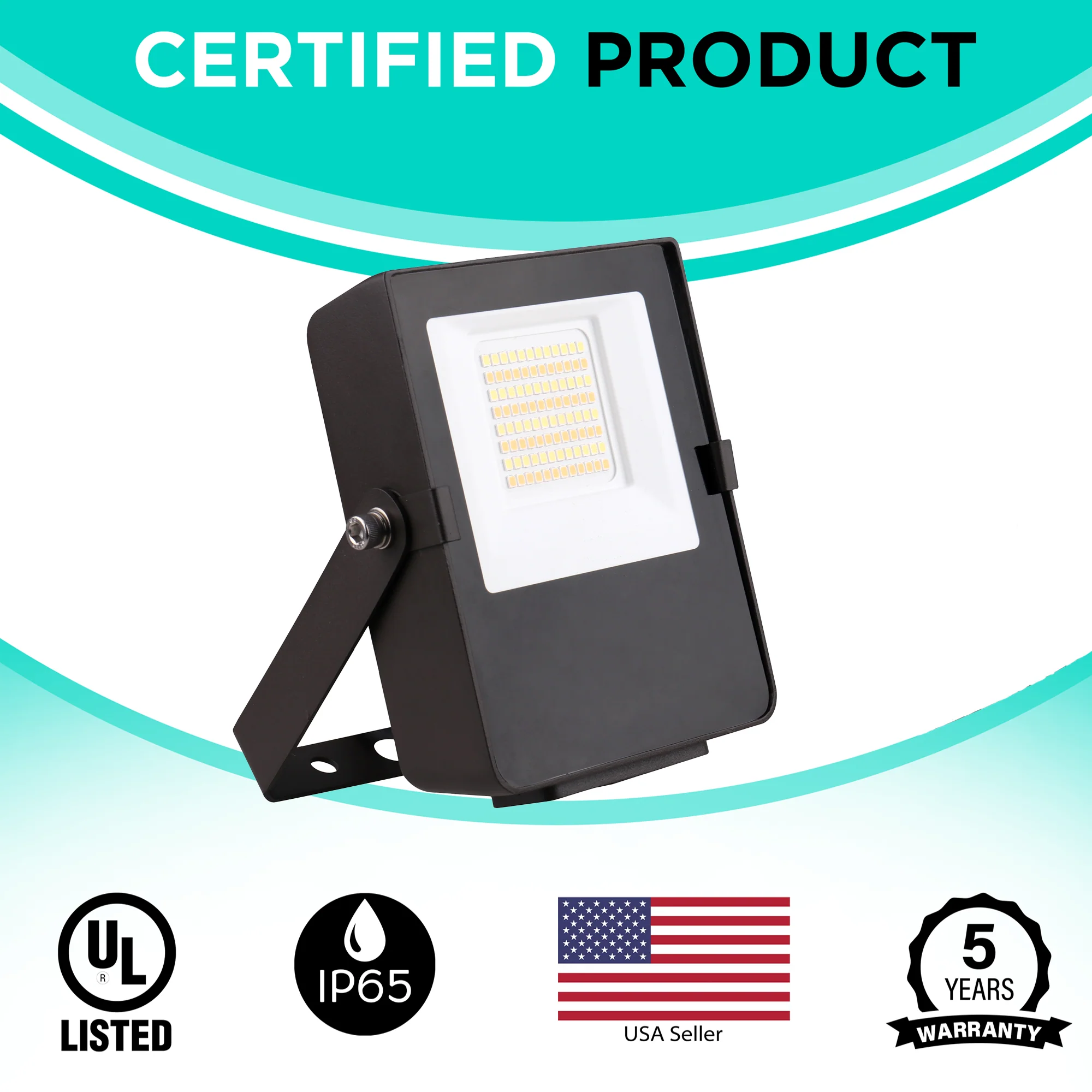 35W Mini Flood Light - CCT Selectable - 4550lms - UL Listed - Glass Cover #228-229 - Image 3