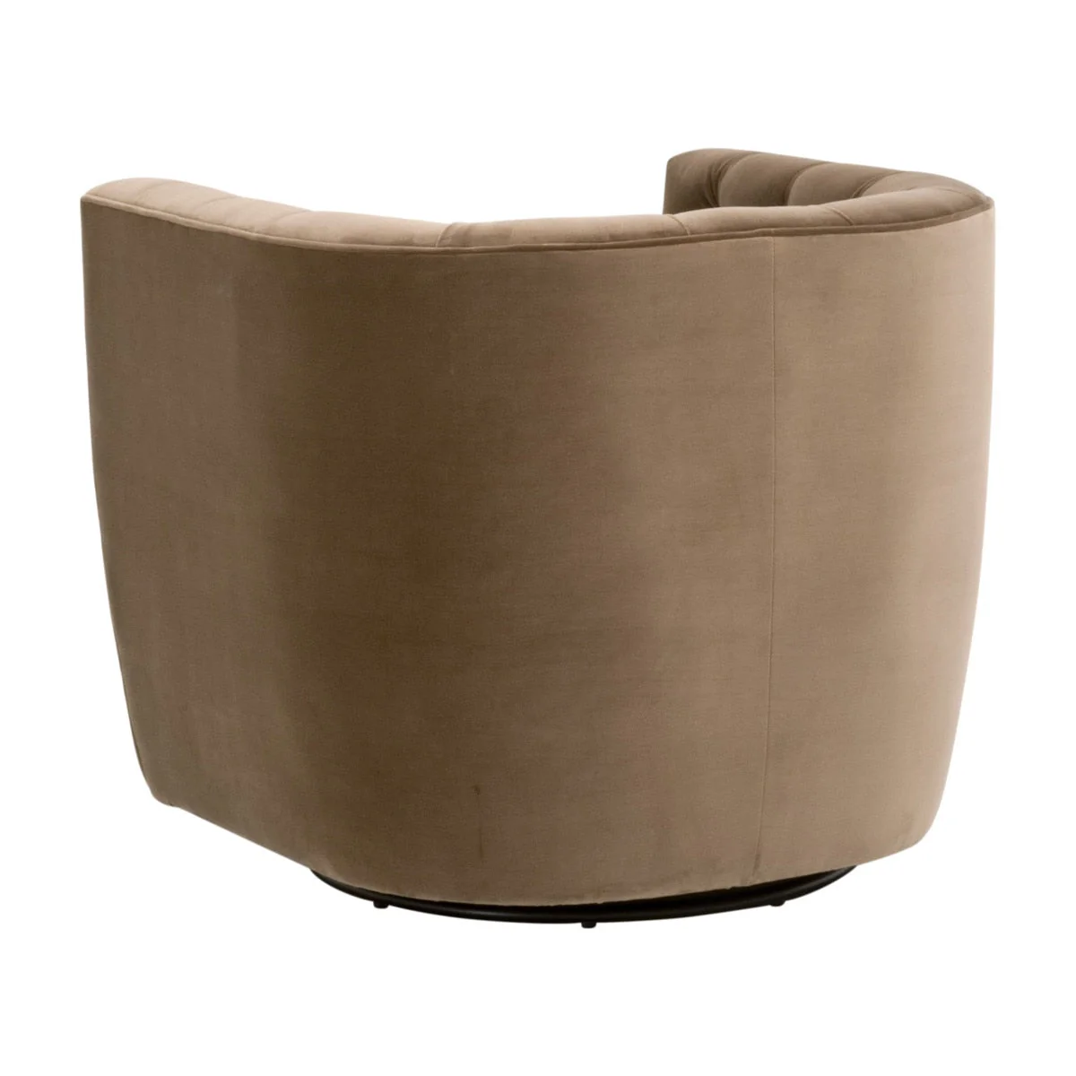 Marcel Swivel Club Chair | Caramel Velvet - Image 2
