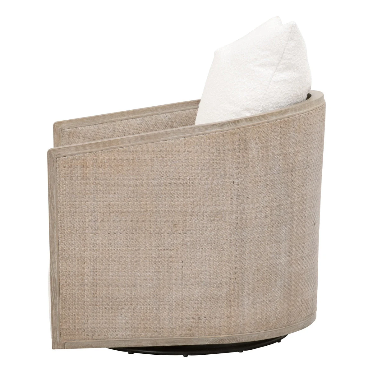 McGuire Swivel Club Chair | Cane - Image 2