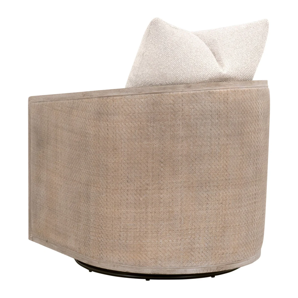 McGuire Swivel Club Chair | Natural Gray Oak - Image 2