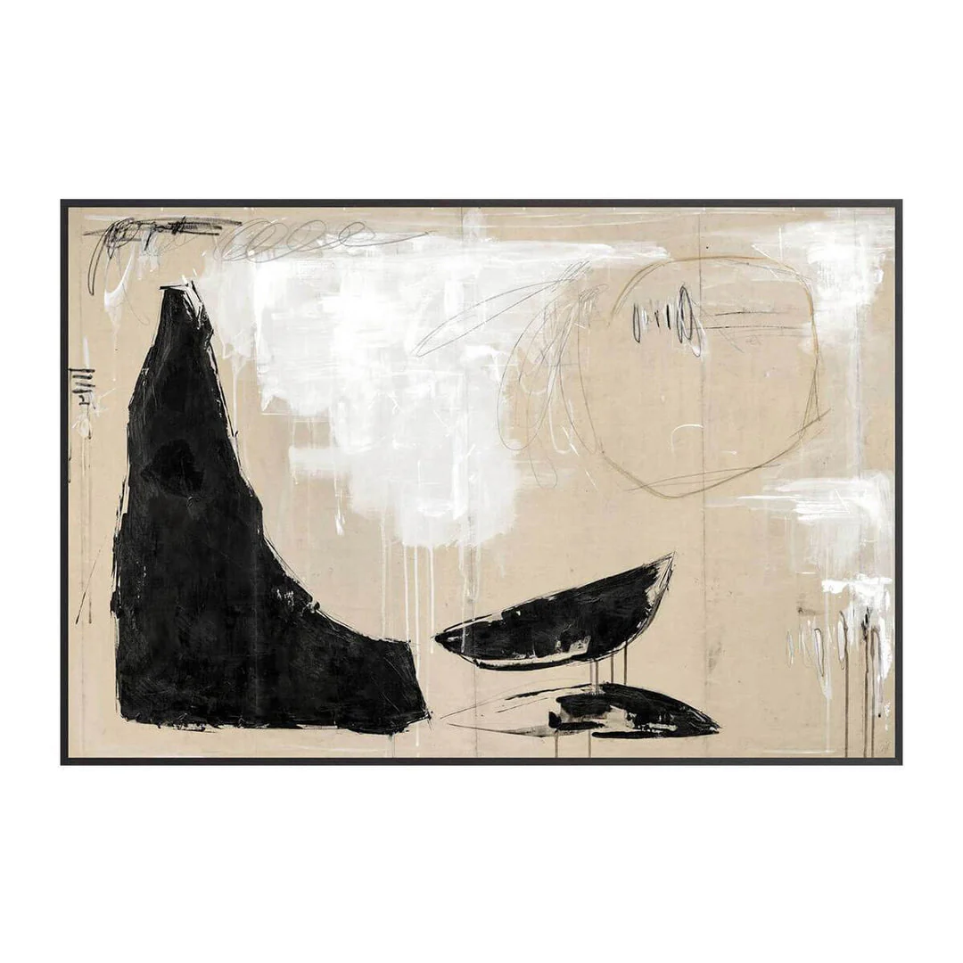 Split I | Framed Canvas - Image 1