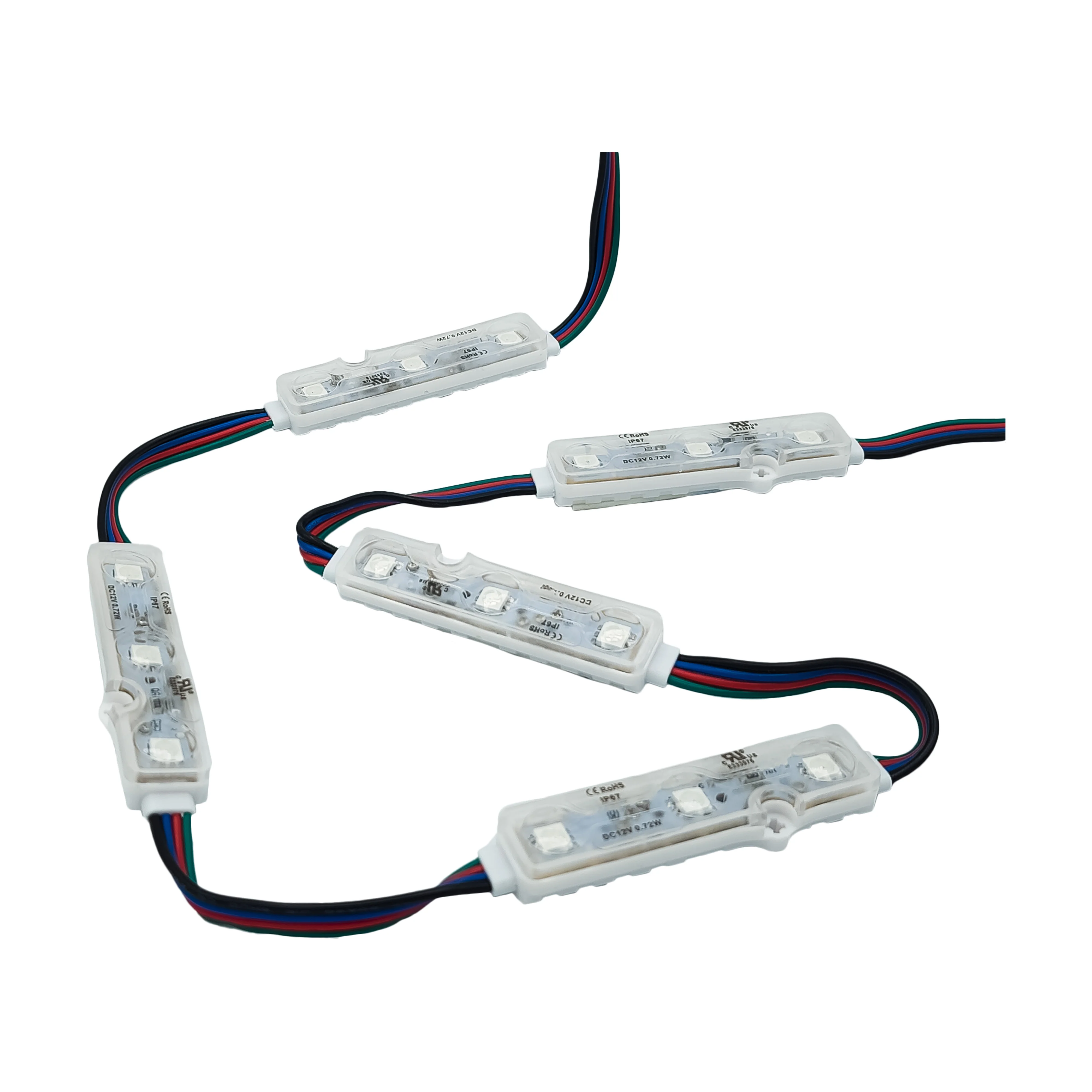RGB LED Module 12VDC - 0.72W with LED Controller and Remote (Each Pack = 100 pcs) #381 - Image 2