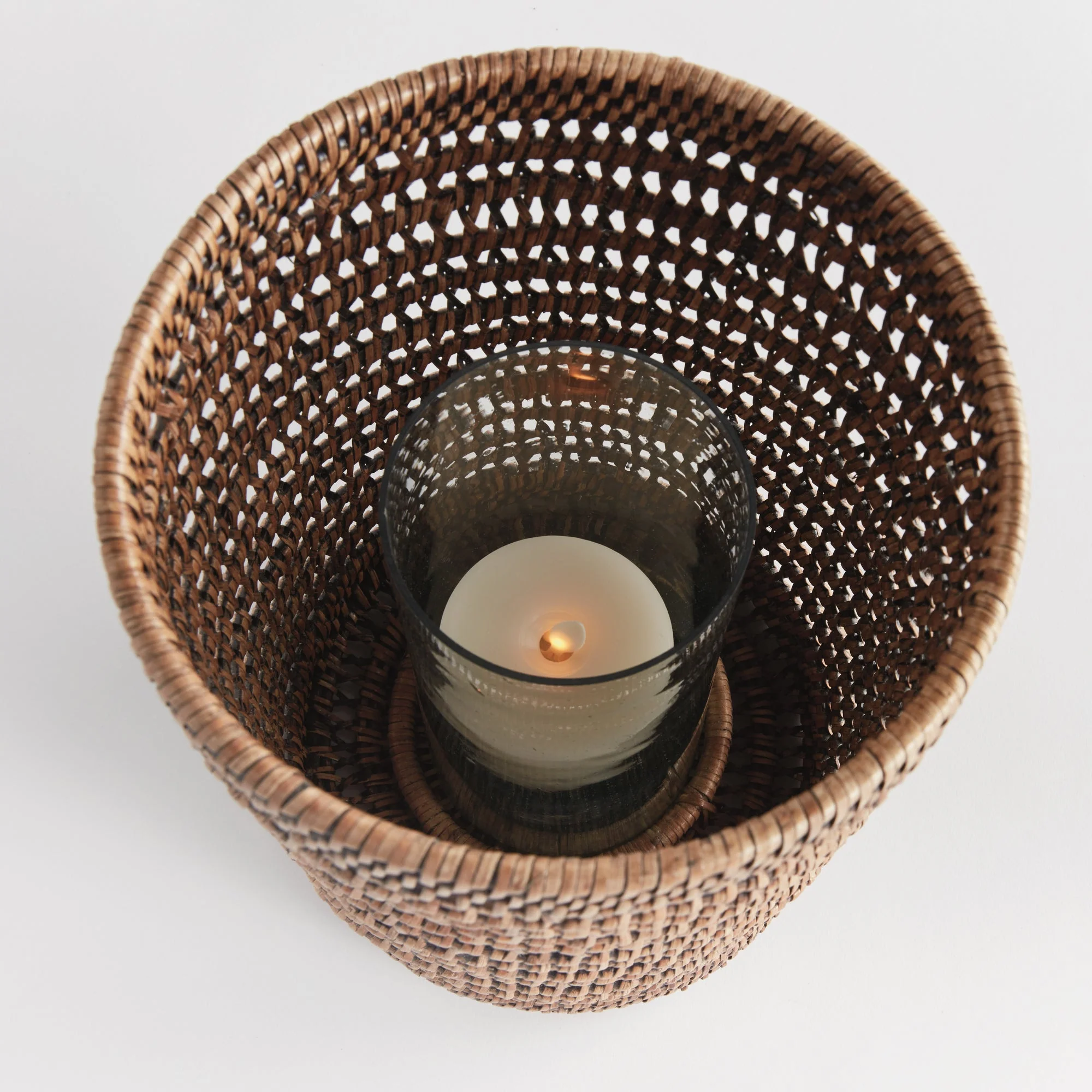 Burma Rattan Candle Cover - Image 2