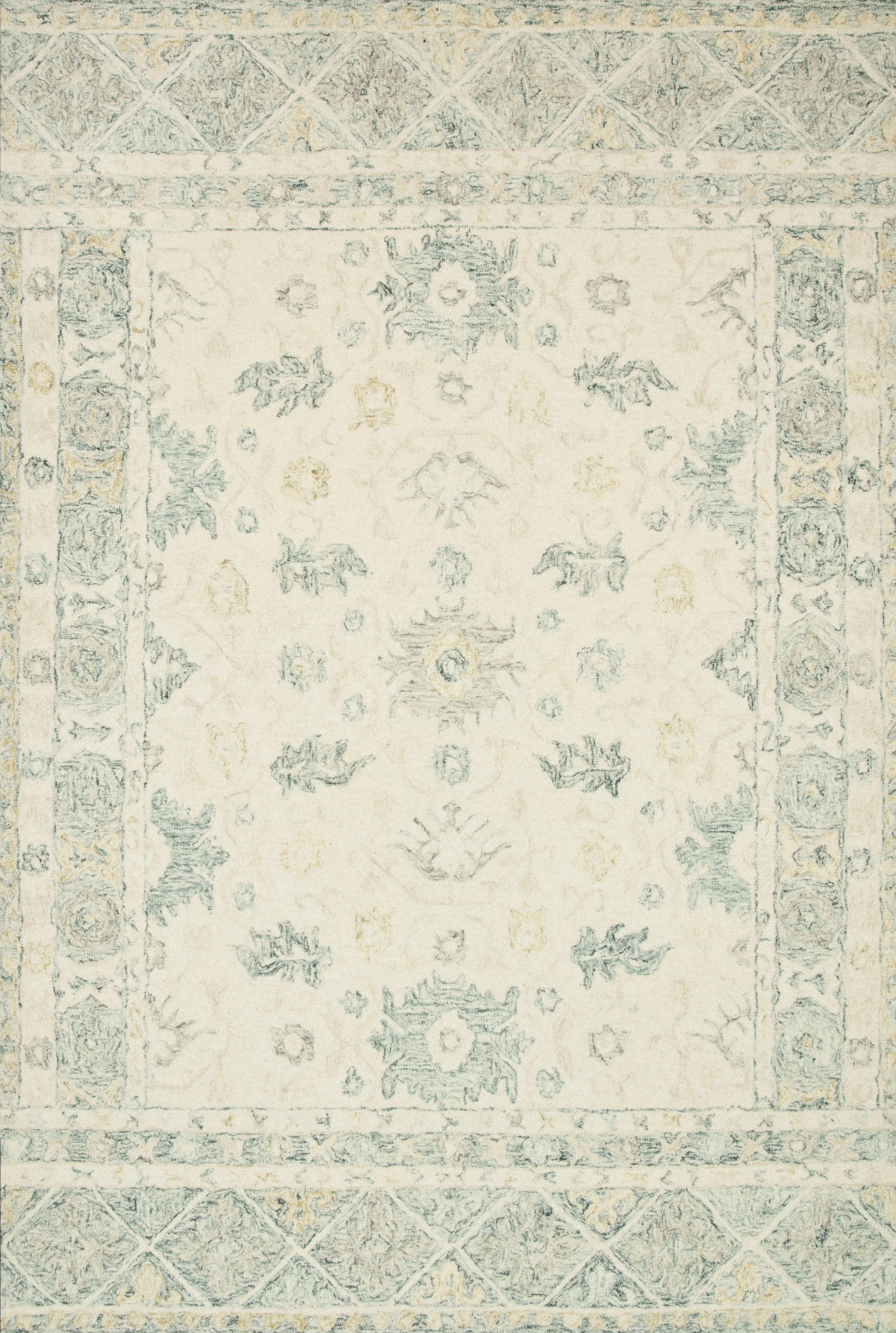 Loloi | Norabel Collection | Ivory / Slate | NOR-01 - Image 1