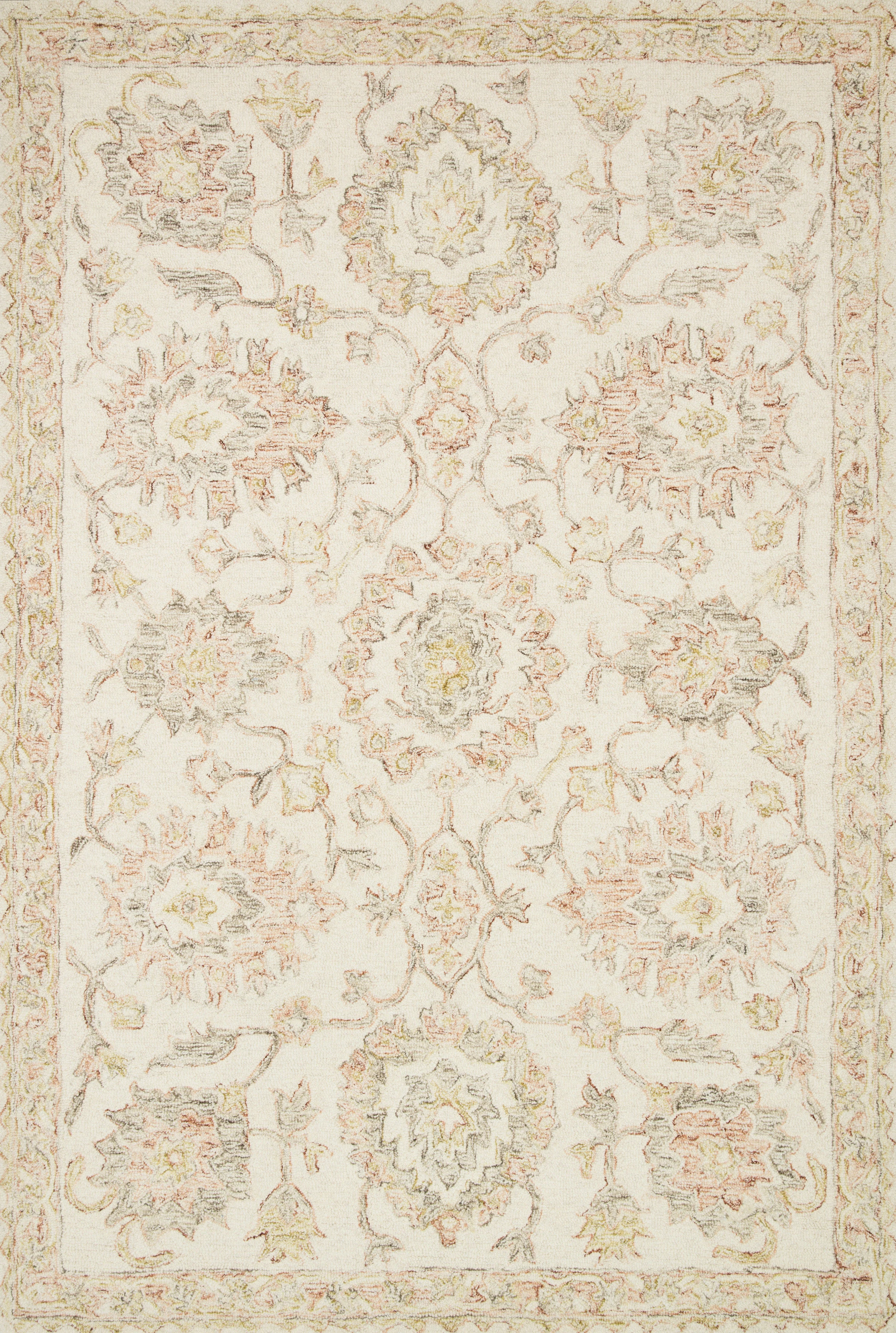 Loloi | Norabel Collection | Ivory / Blush | NOR-04 - Image 1