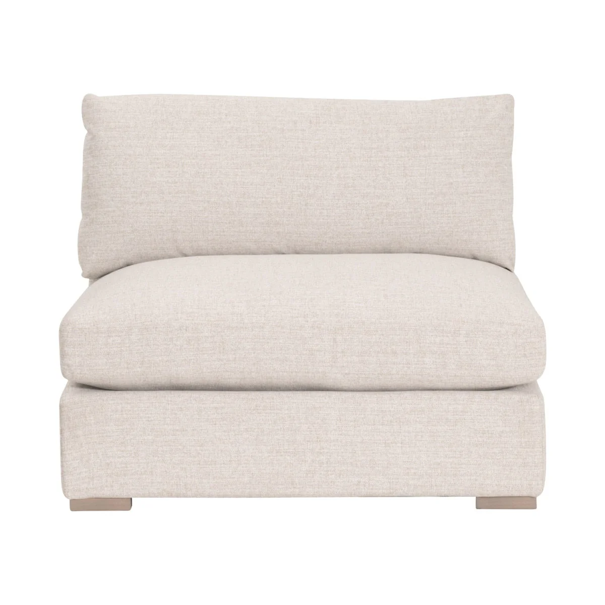 Newport Outdoor Modular 1-Seat Armless Chair - Image 1
