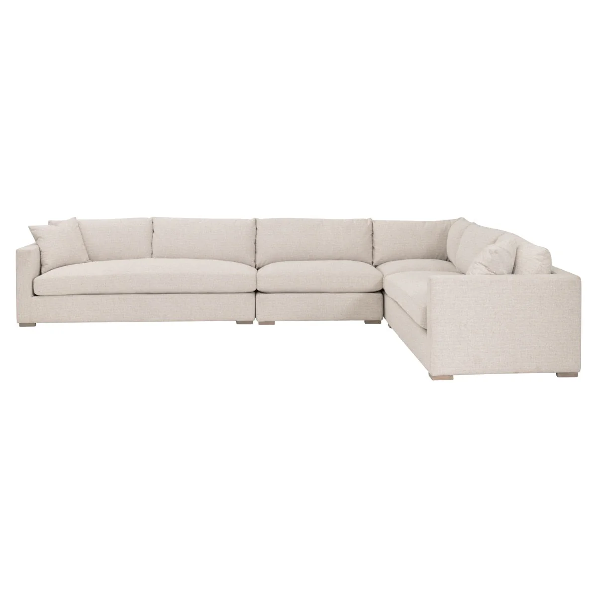 Newport Outdoor Modular 1-Seat Armless Chair - Image 3