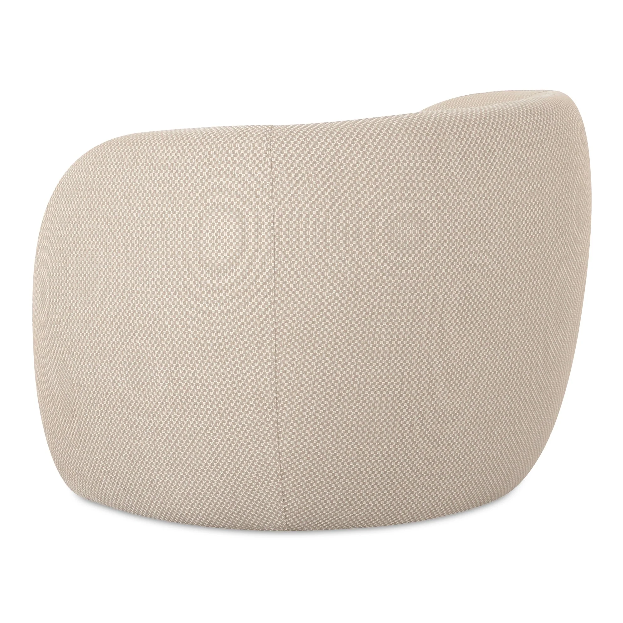 Rae Outdoor Accent Chair Beige Check - Image 2