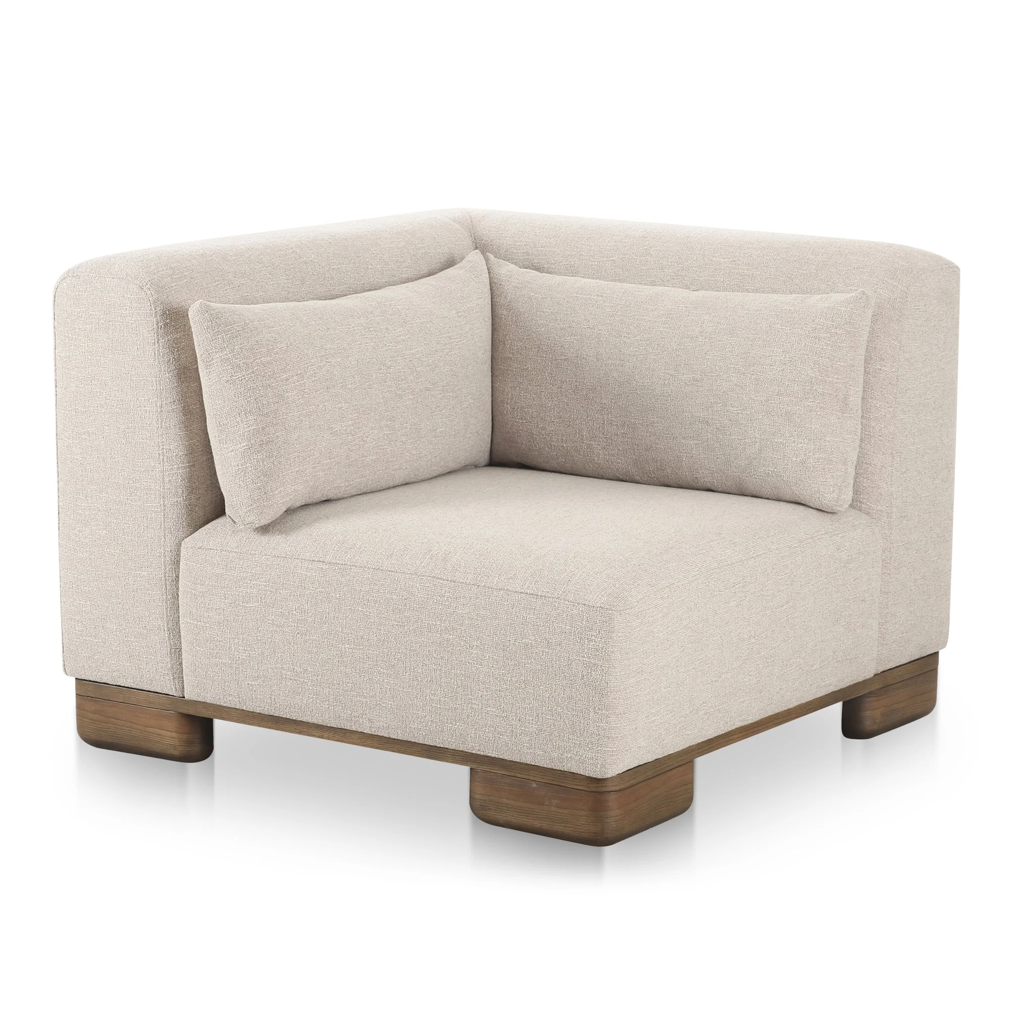 June Corner Chair Oatmeal - Image 2