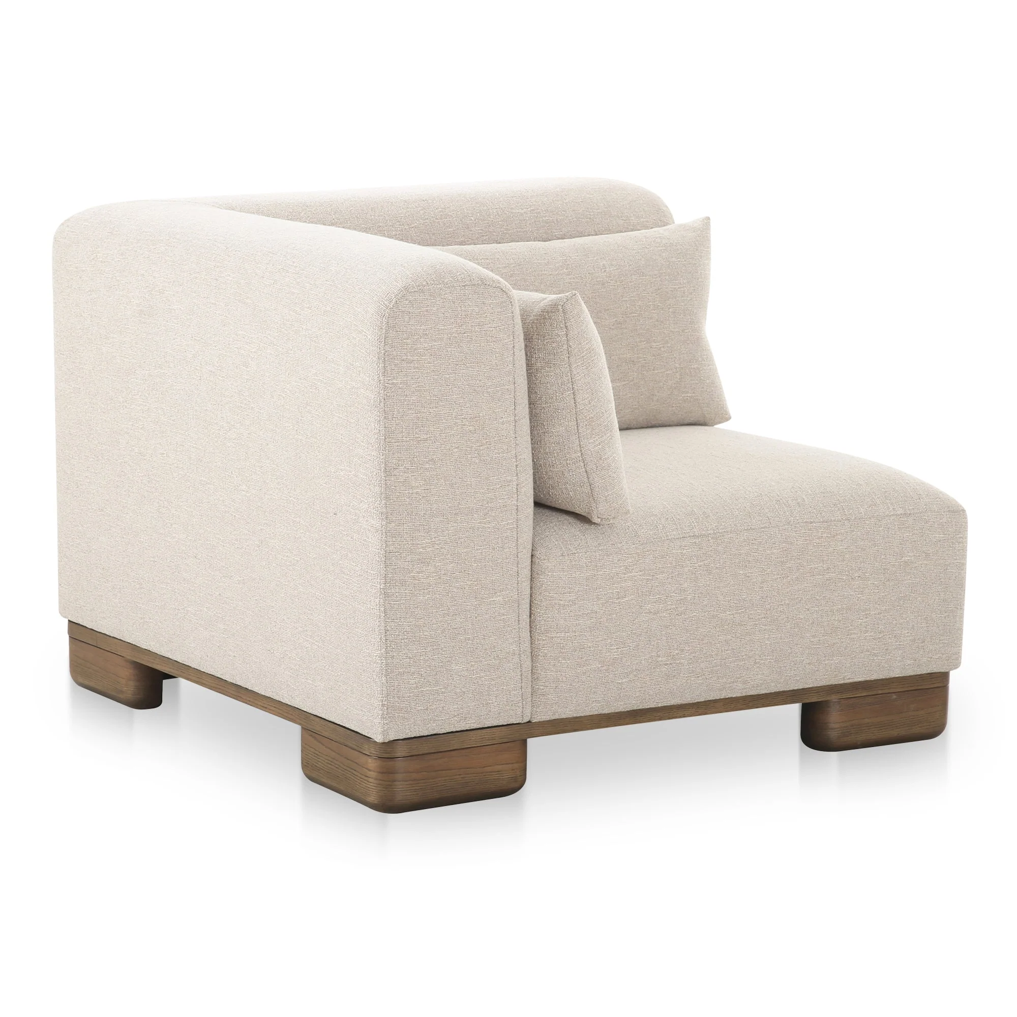 June Corner Chair Oatmeal - Image 3