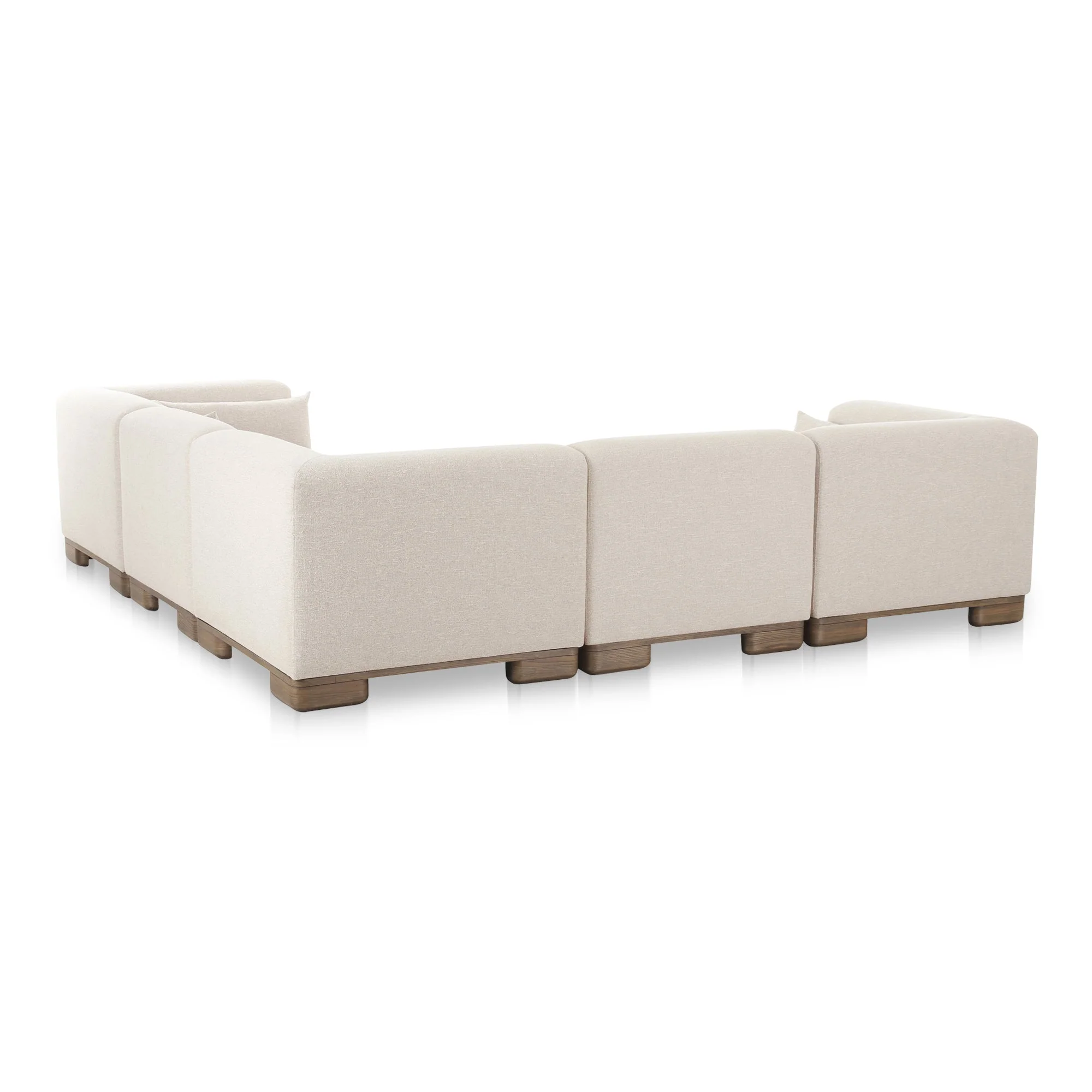 June Classic L-Shaped Modular Sectional Oatmeal - Image 2