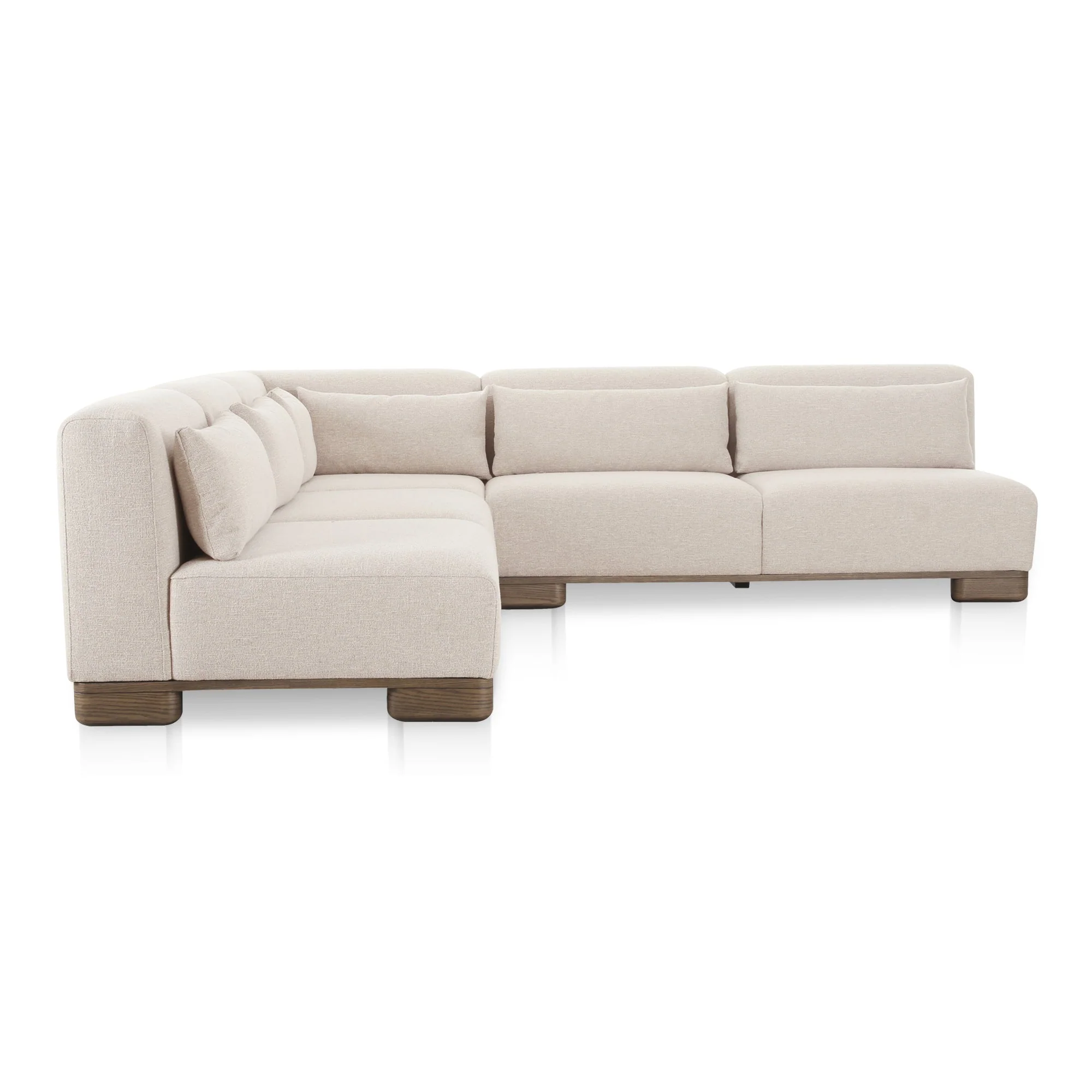 June Corner Modular Sectional Oatmeal - Image 1