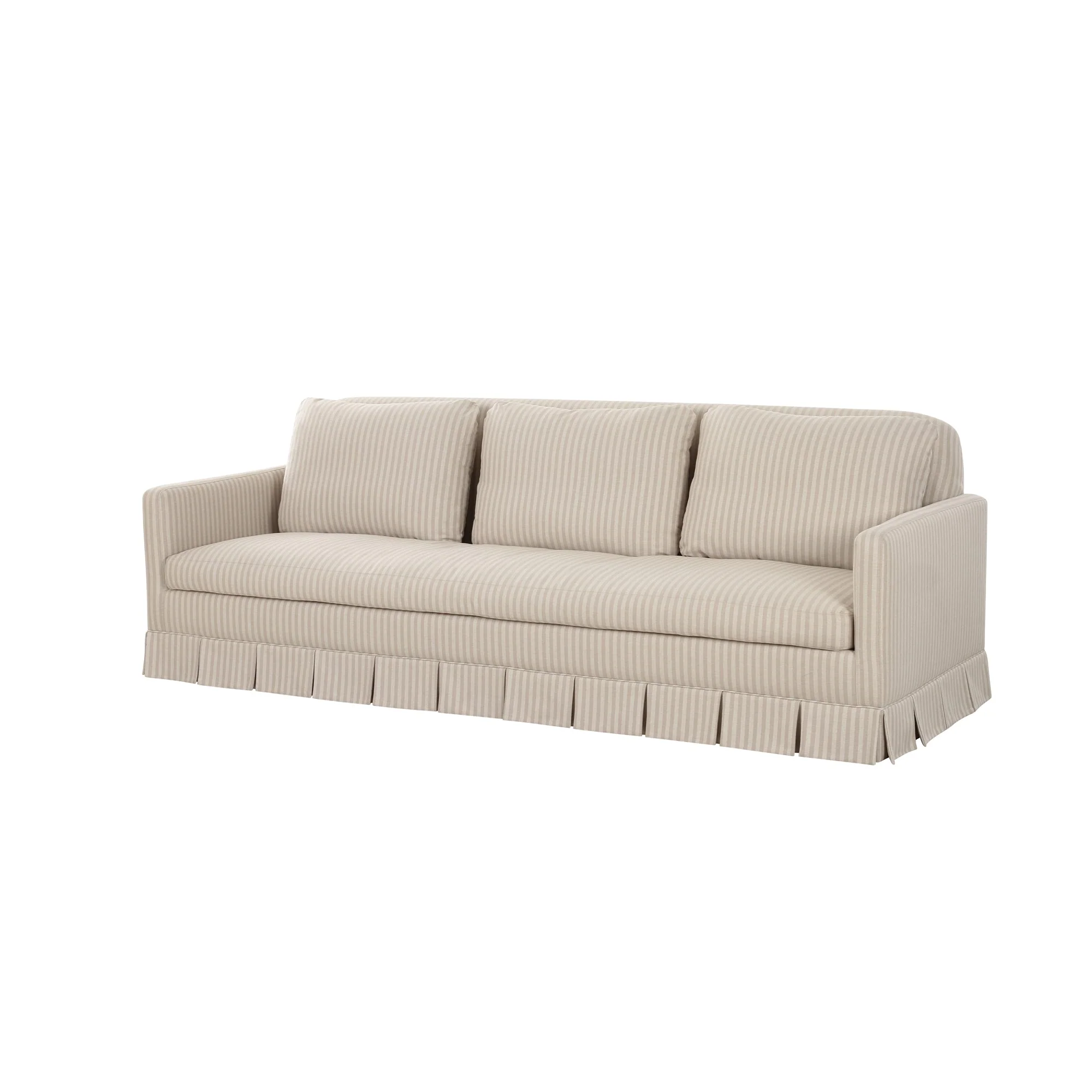 Pellicano Sofa Beige Stripe - Image 3