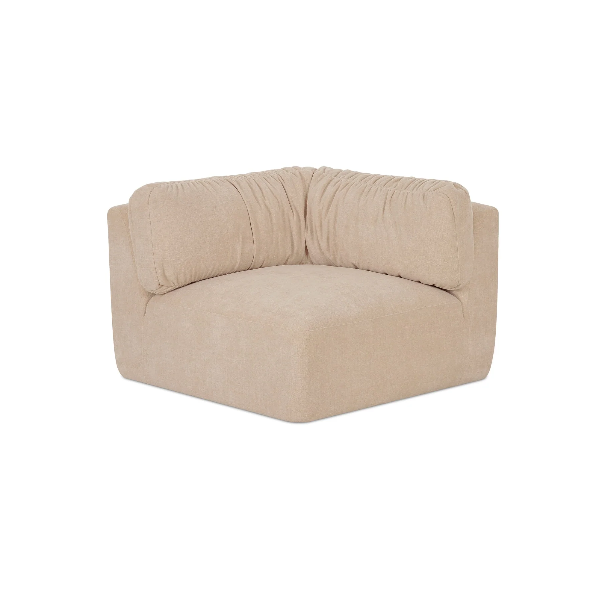 Matina Corner Chair Oatmeal - Image 1