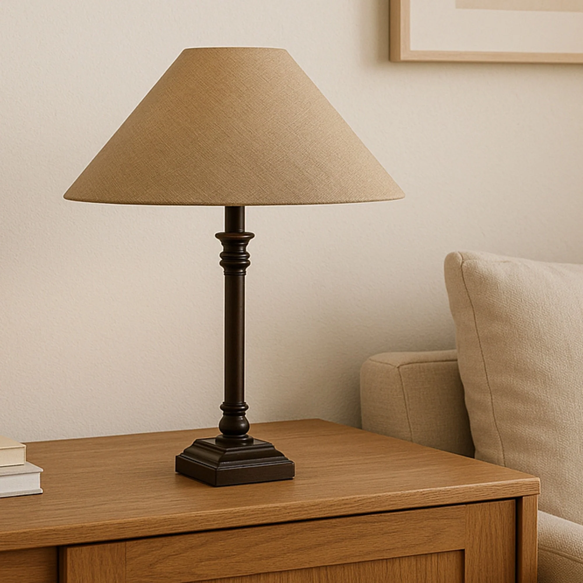 Mayfair Table Lamp Brown - Image 3