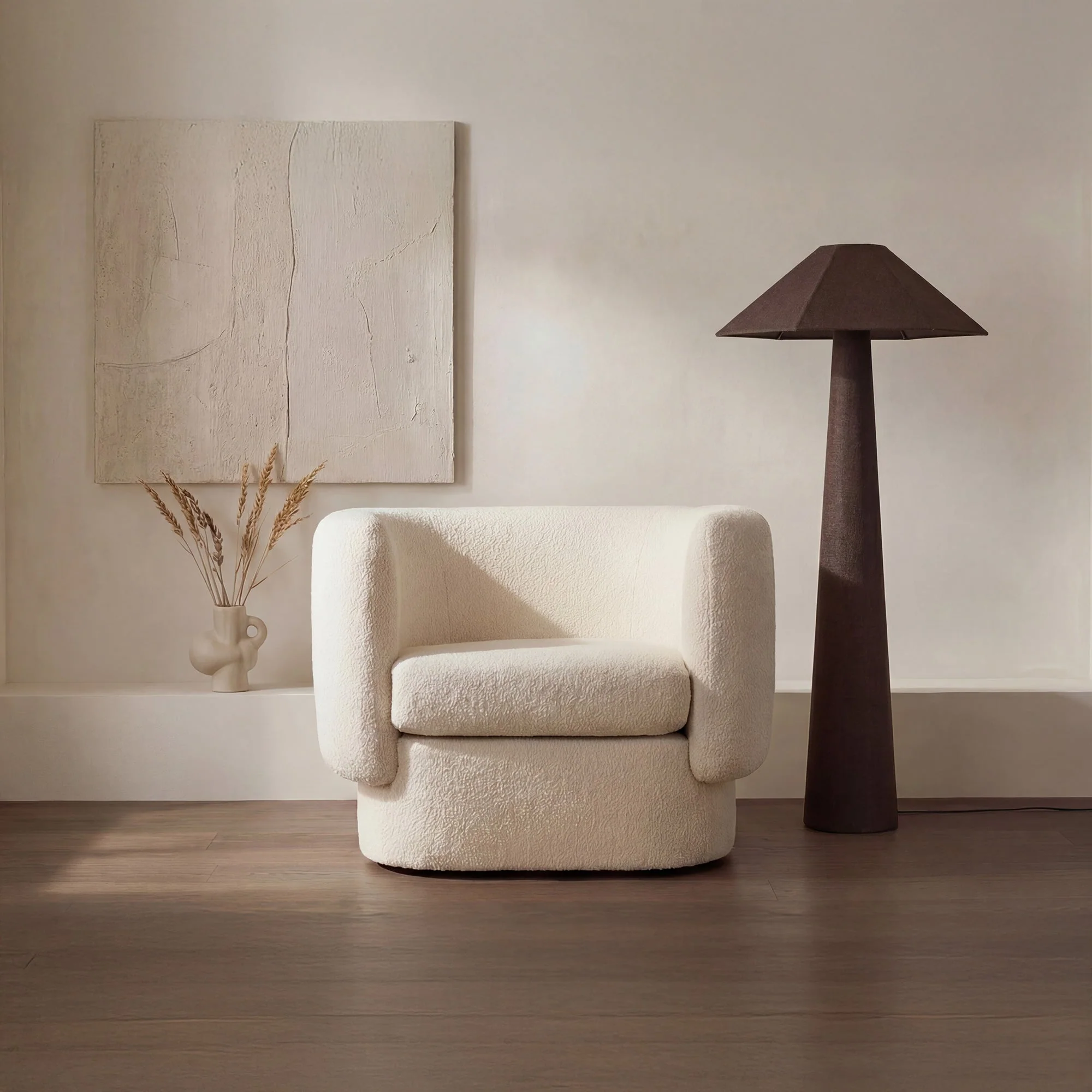 Gigi Floor Lamp Dark Brown - Image 3