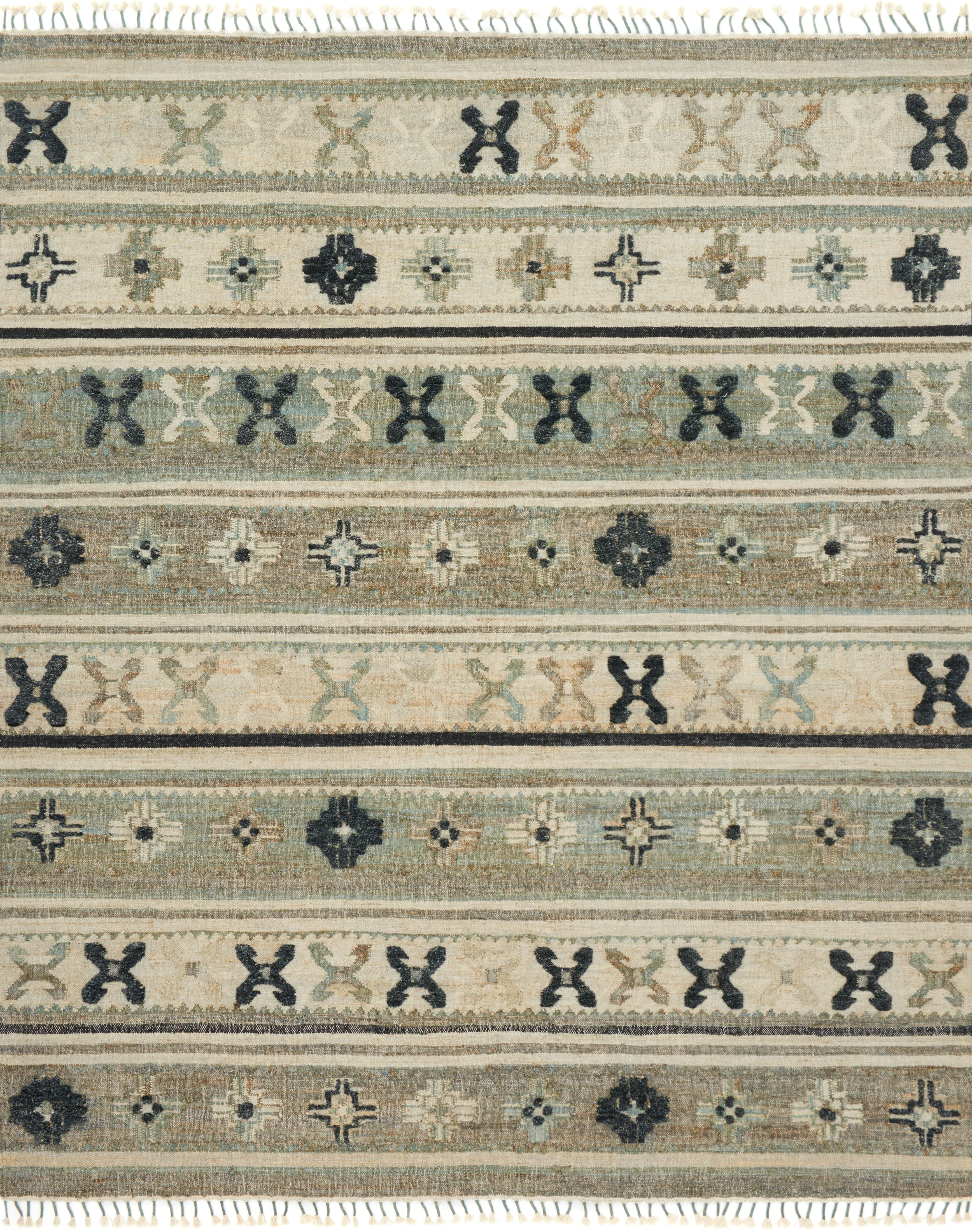 Loloi | Owen Collection | Aqua / Ink | OW-01 - Image 1