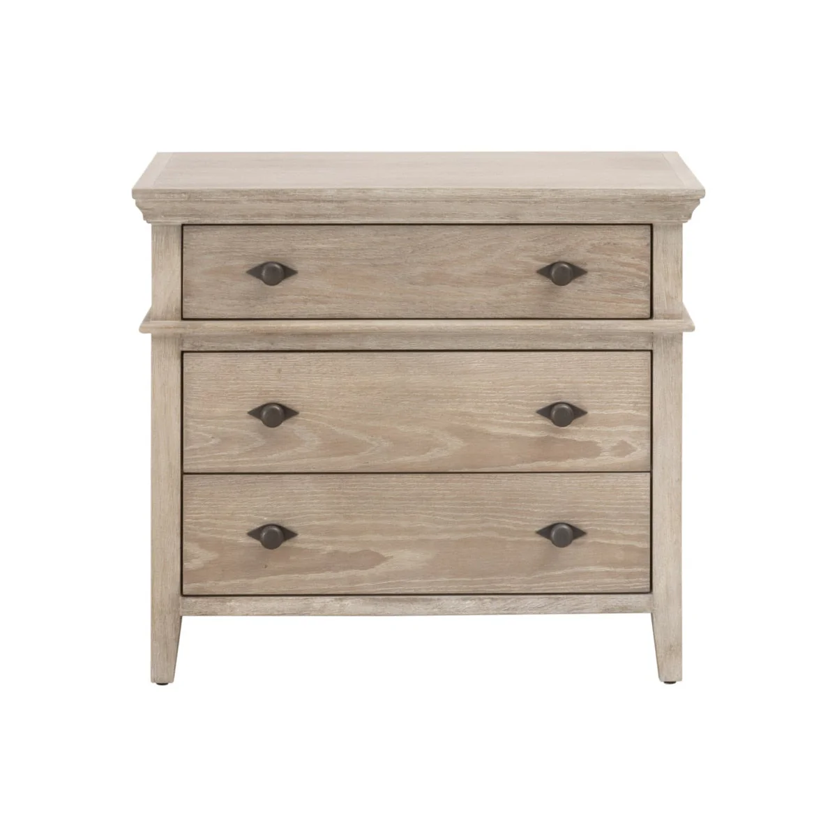 Oxford 3-Drawer Nightstand - Image 1