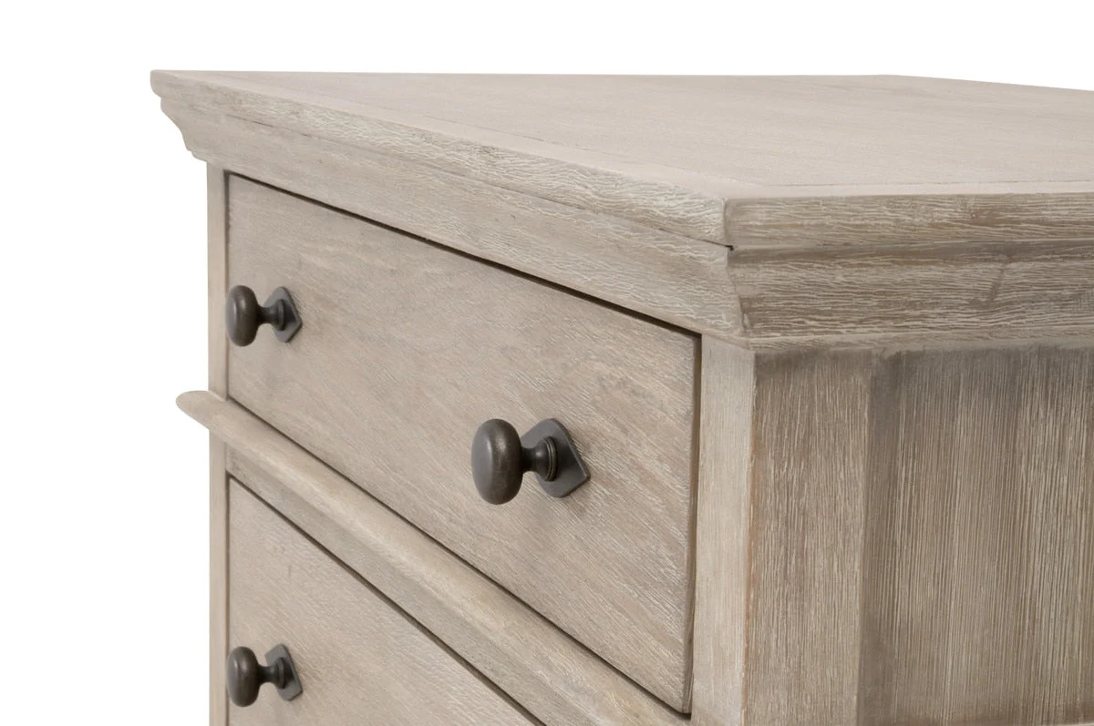 Oxford 3-Drawer Nightstand - Image 3