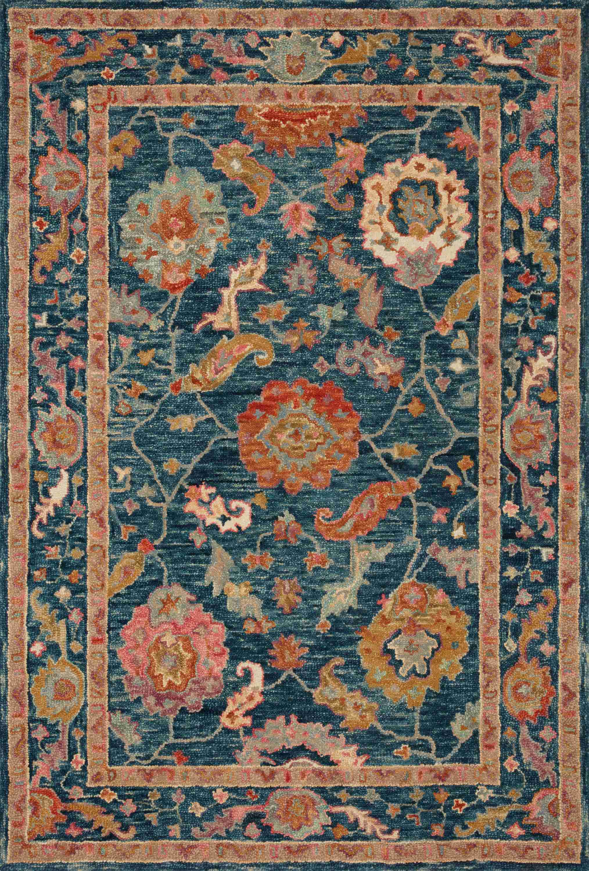 Loloi | Padma Collection | Marine / Multi | PMA-01 - Image 1