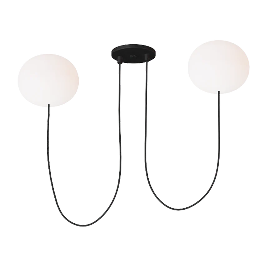 Helium Small 2 Light Chandelier - Image 1