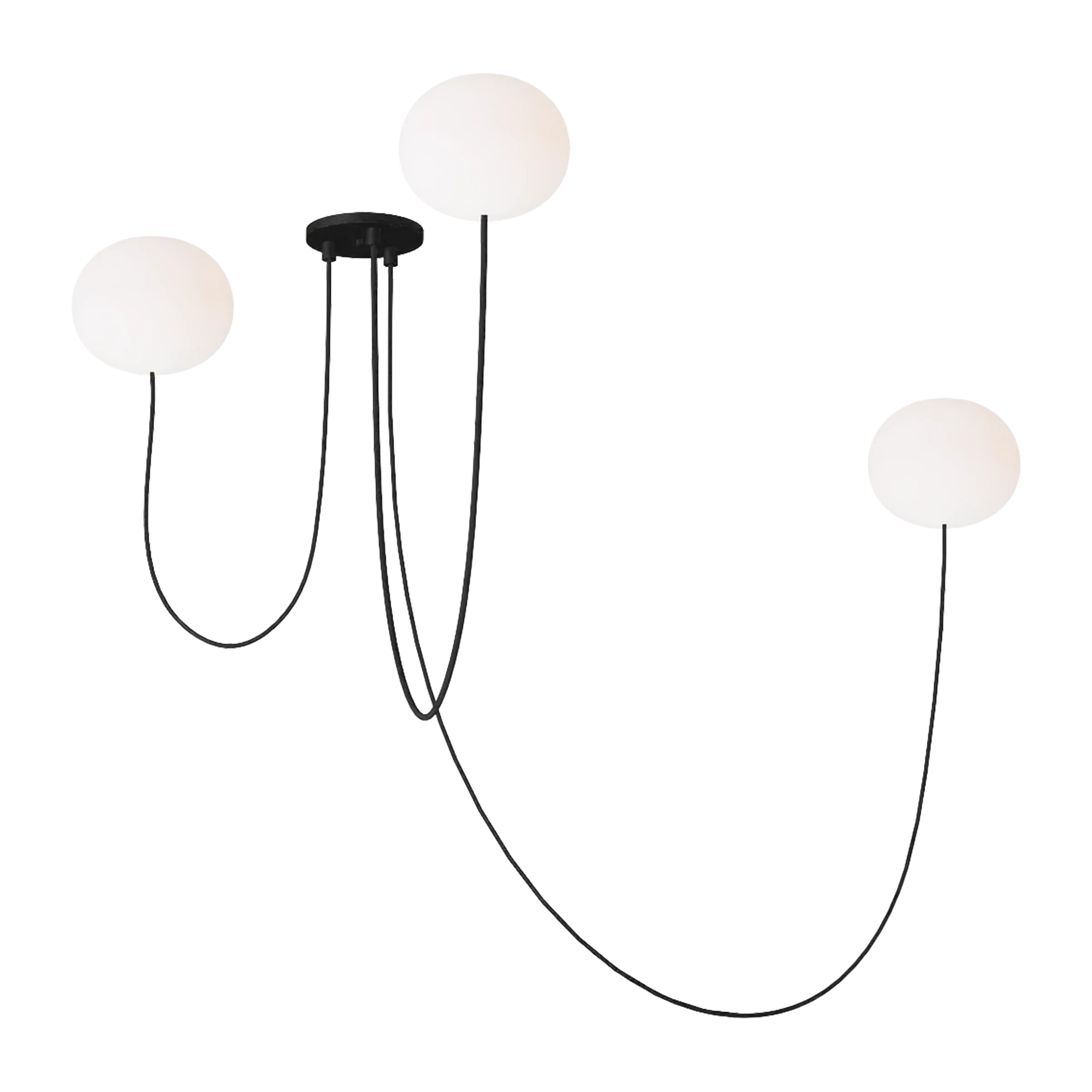 Helium Medium 3 Light Chandelier - Image 1