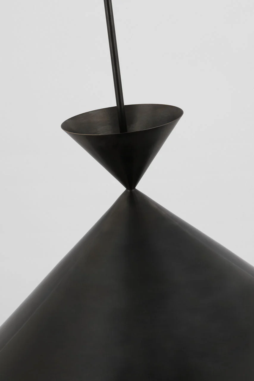 Orsay Grande Pendant | Bronze | White Glass - Image 2