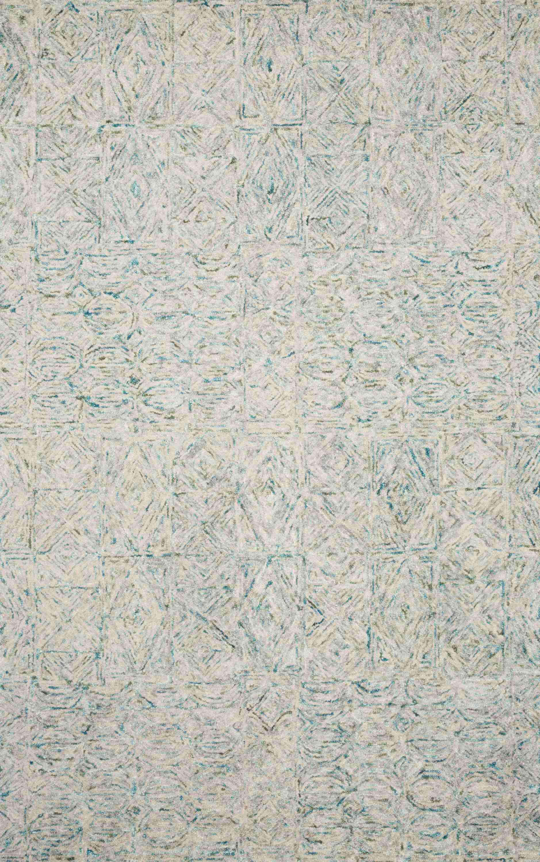 Loloi | Peregrine Collection | Aqua | PER-05 - Image 1
