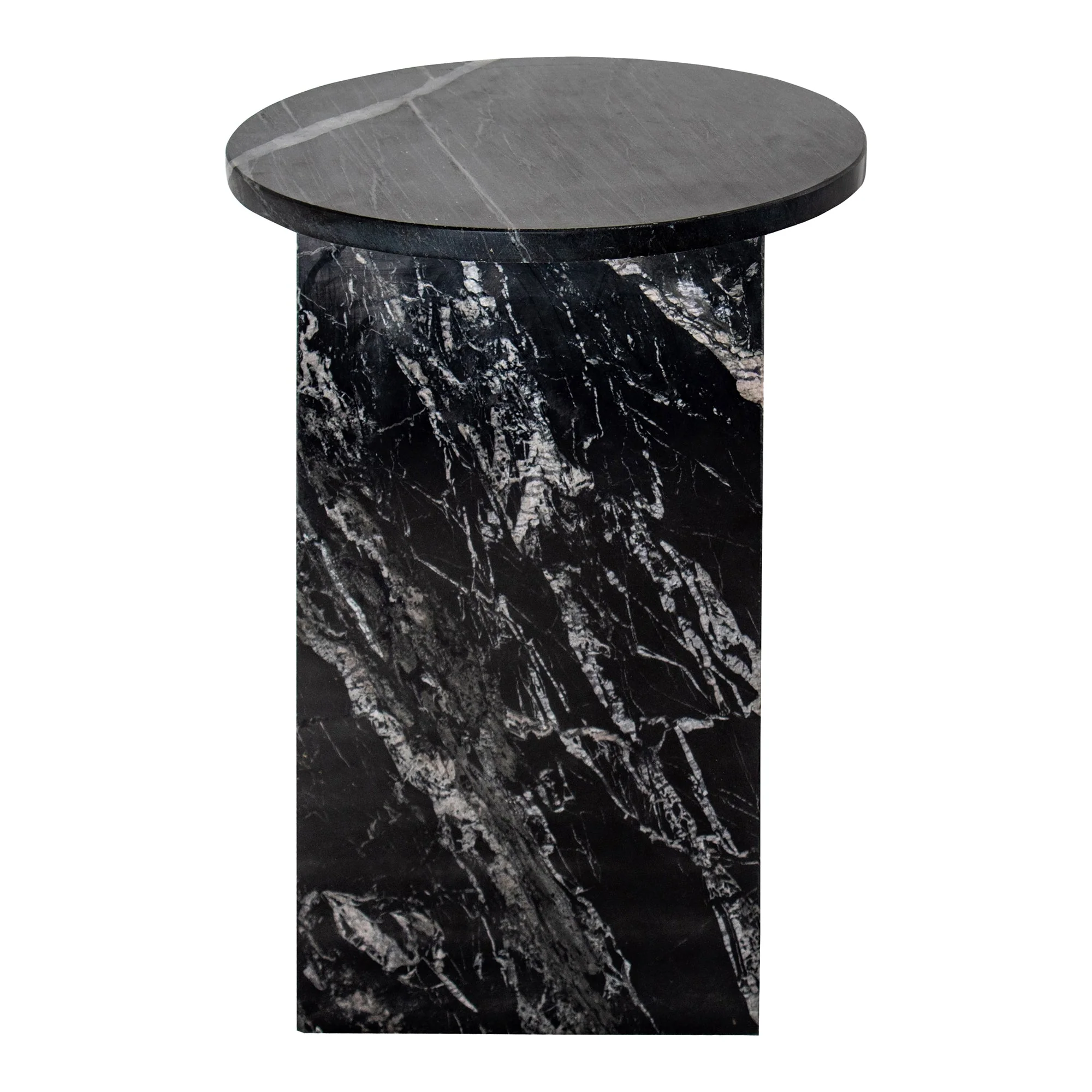 Grace Accent Table Black Marble - Image 2