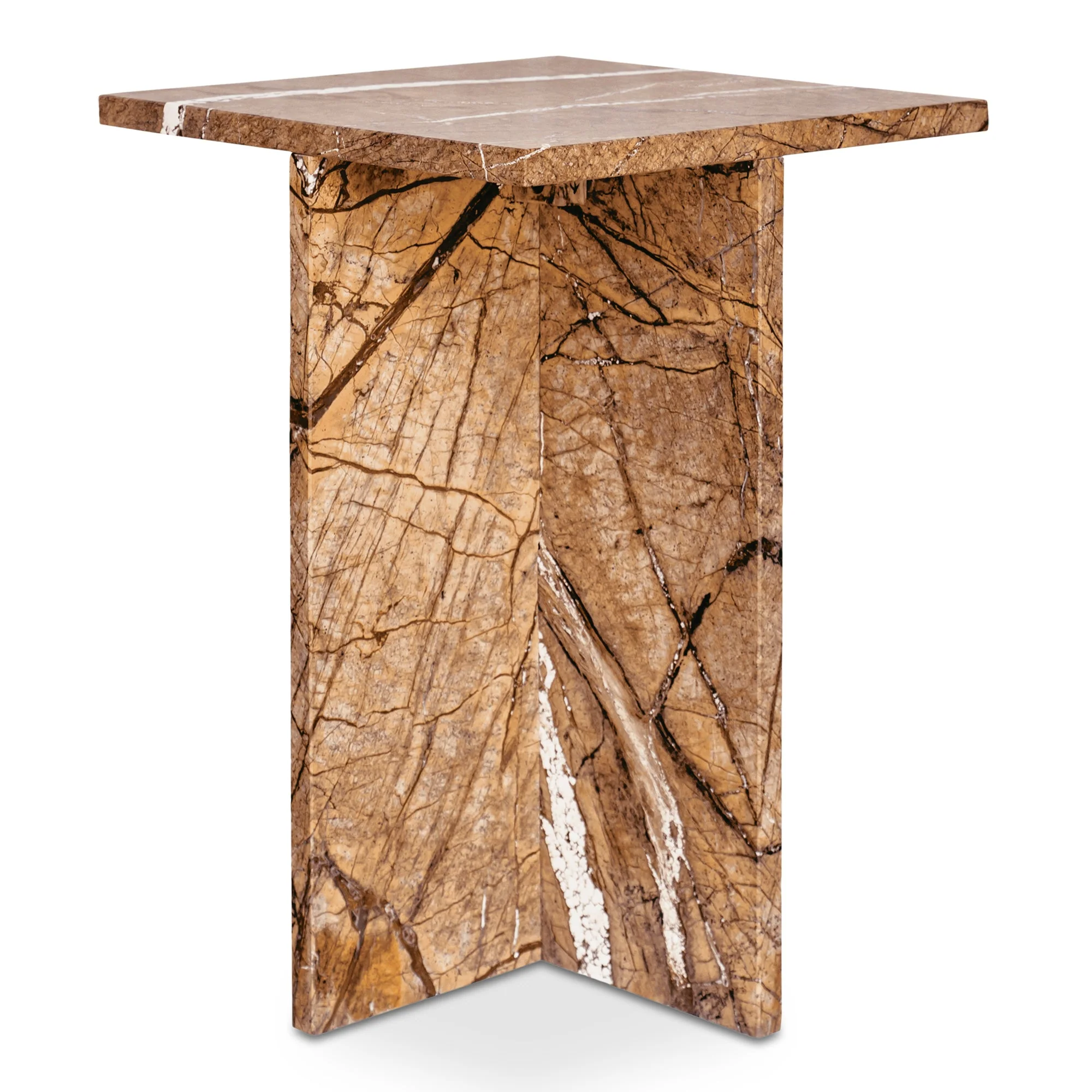Blair Accent Table Golden Forest Marble - Image 3
