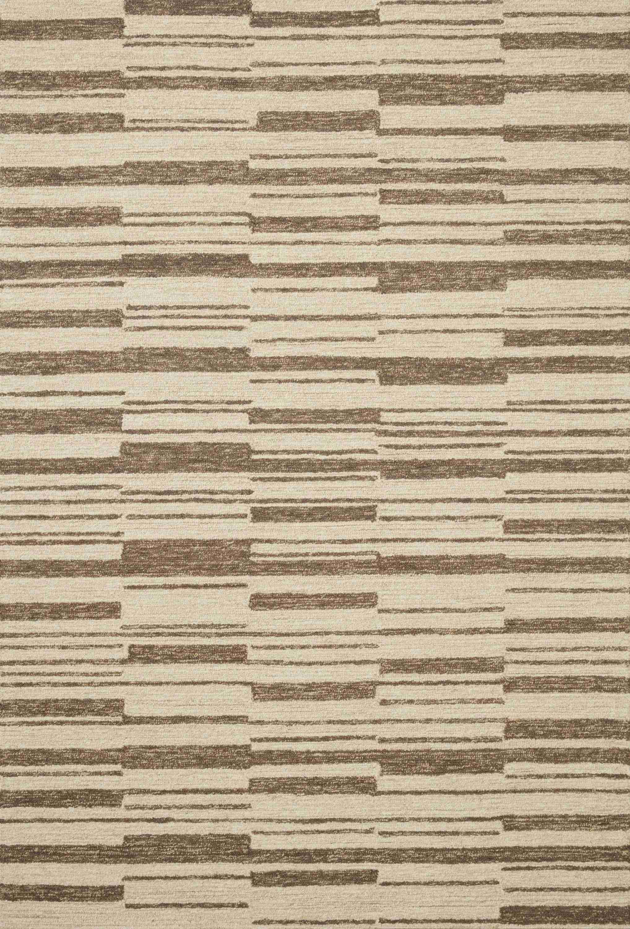Chris Loves Julia x Loloi | Polly Collection | Beige / Tobacco | POL-04 - Image 1