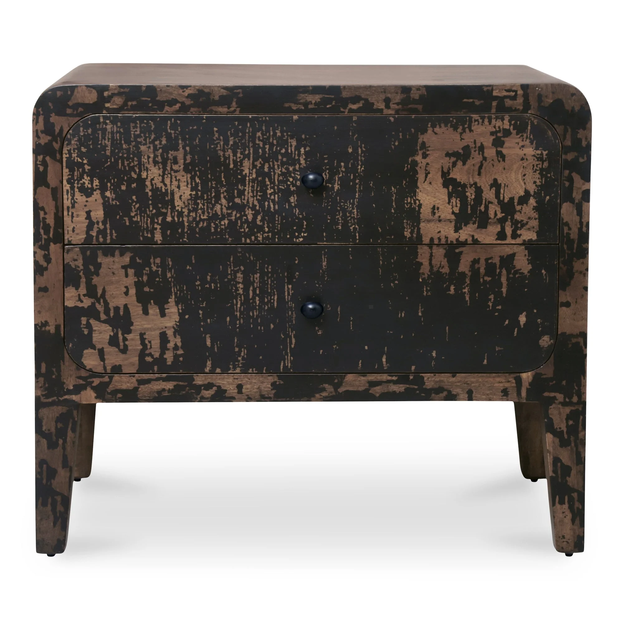 Iris Nightstand Distressed Black - Image 1