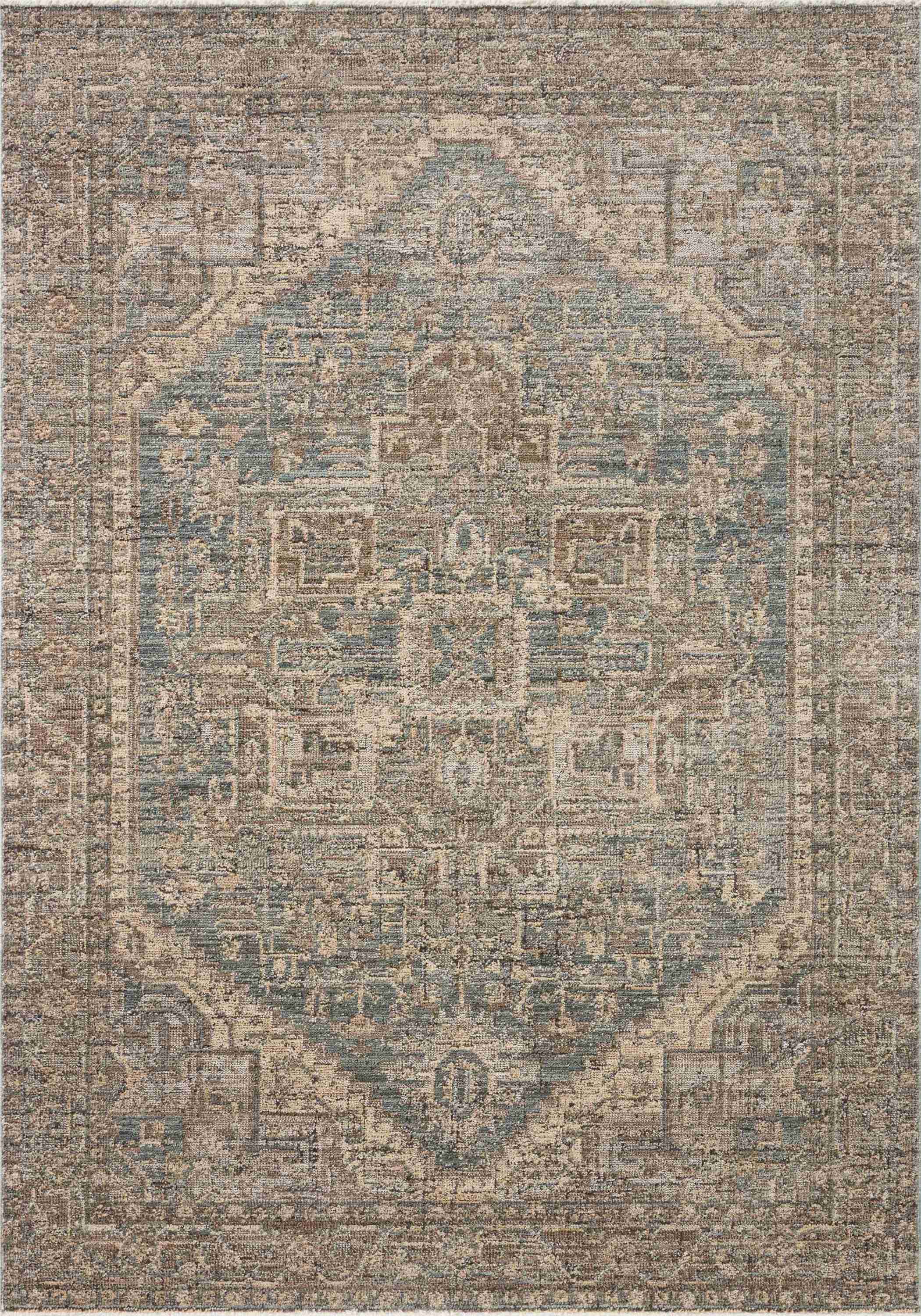 Loloi | Priscilla Collection | Blue / Bark | PRL-04 - Image 1
