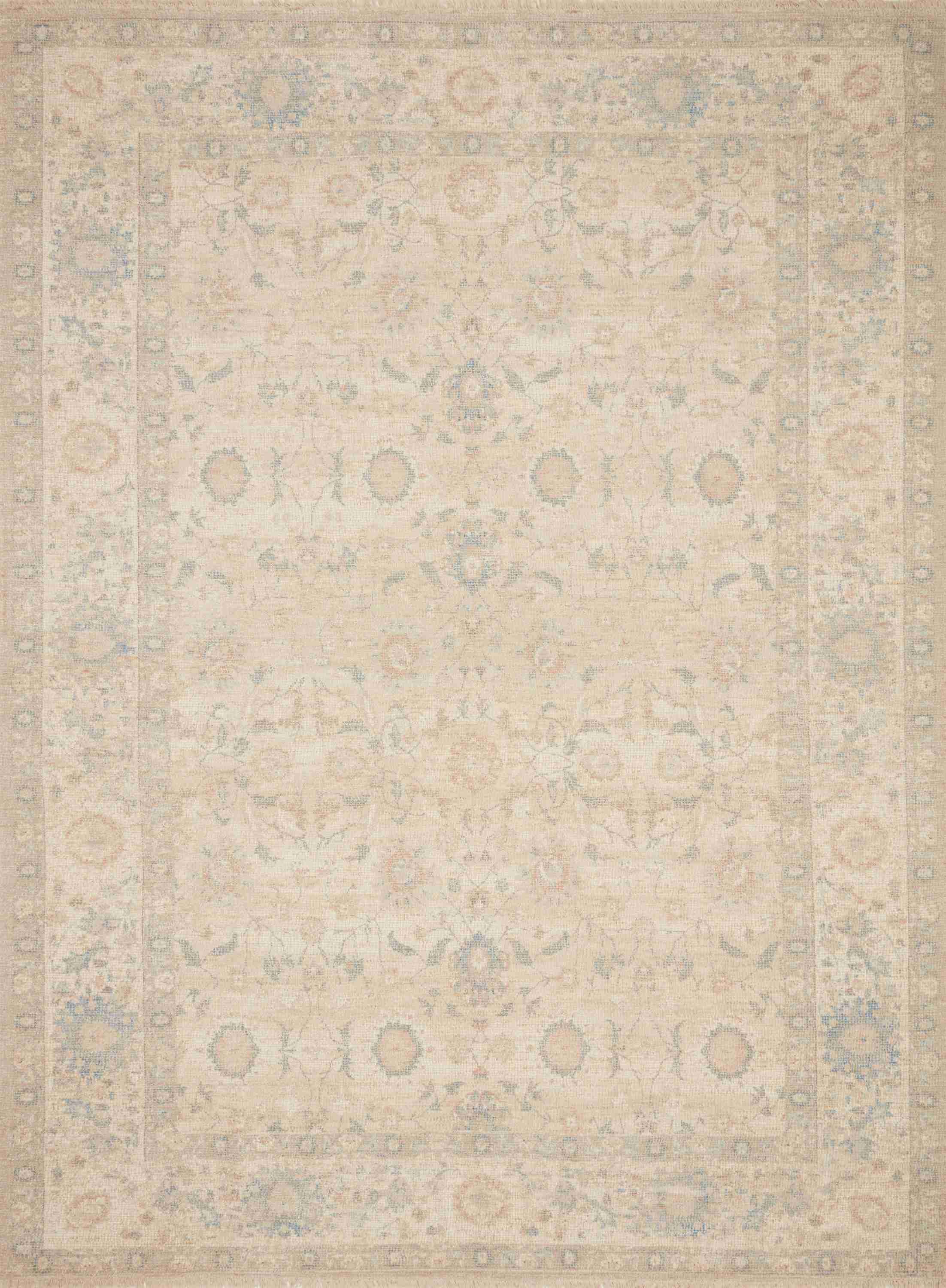 Loloi | Priya Collection | Natural / Blue | PRY-05 - Image 1