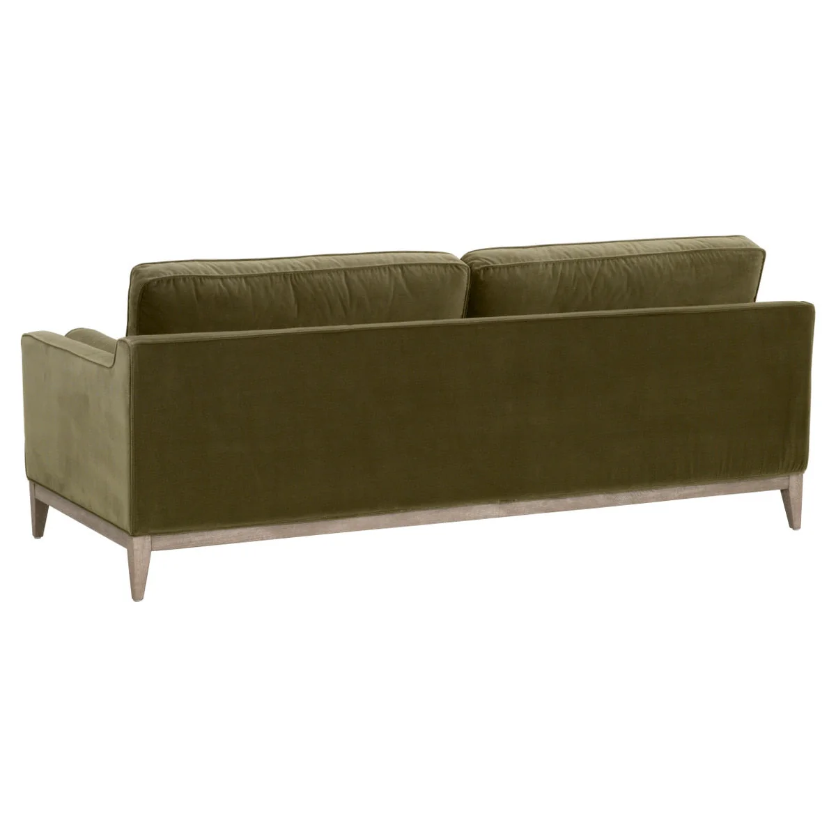 Parker 86" Post Modern Sofa | Olive Velvet - Image 2