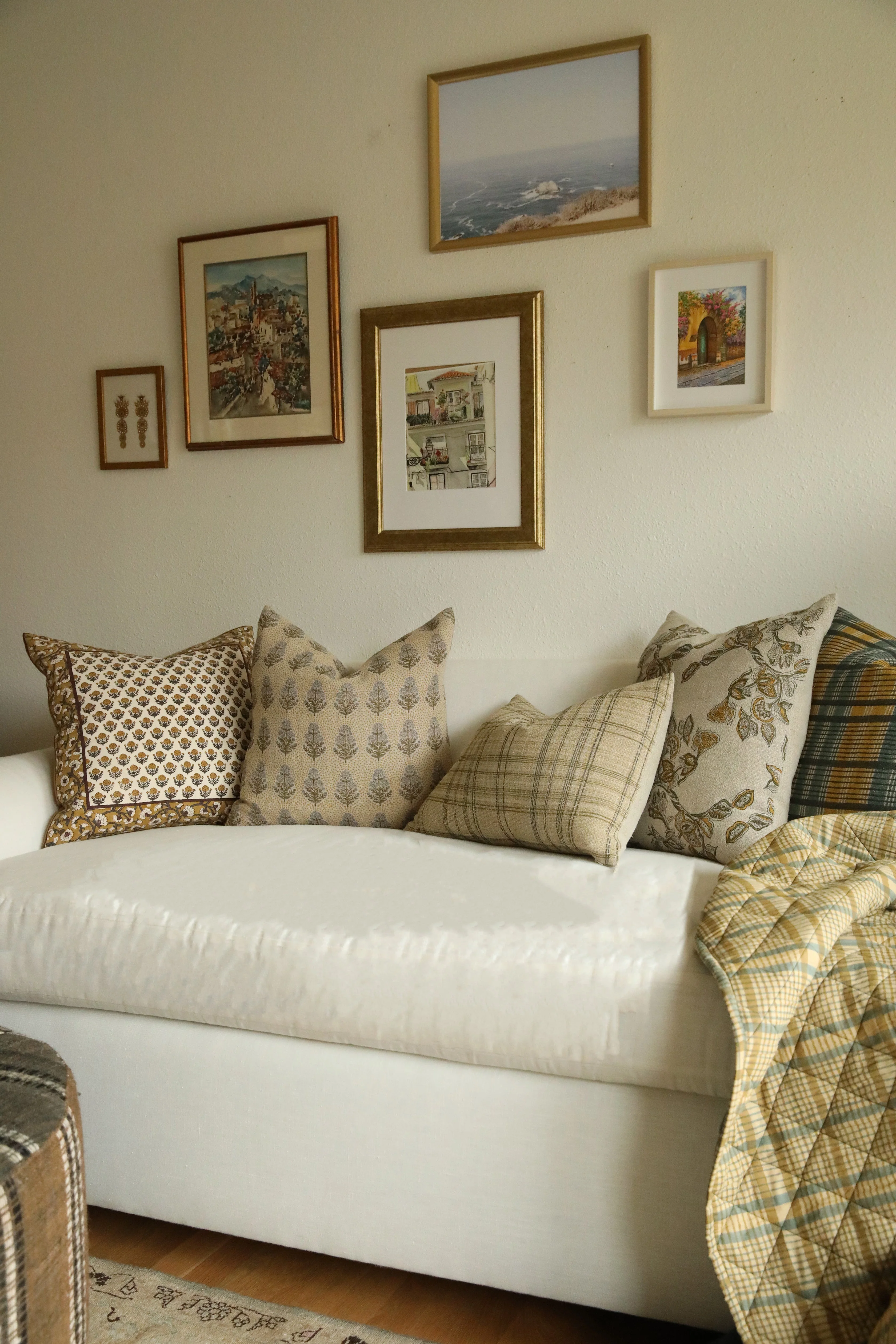 Poppy Mustard Pillow - Image 2