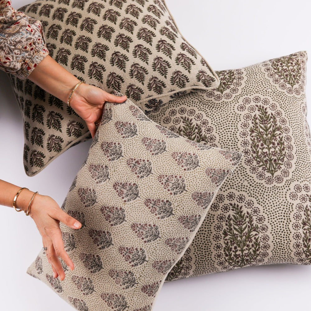Poppy Ruby Pillow - Image 2