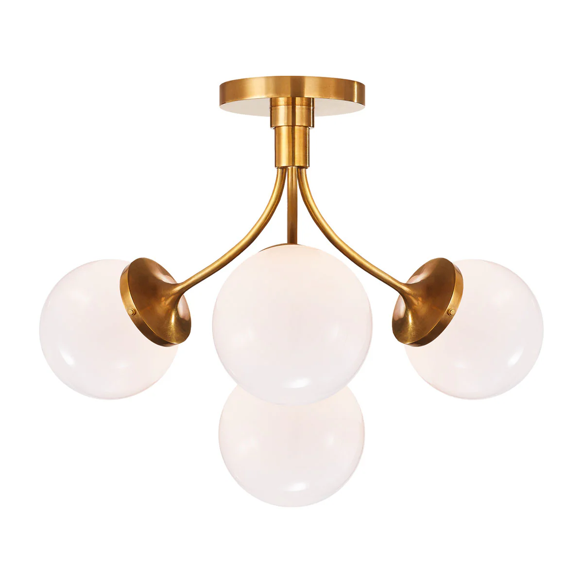 Prescott Medium SemiFlush Mount - Image 1