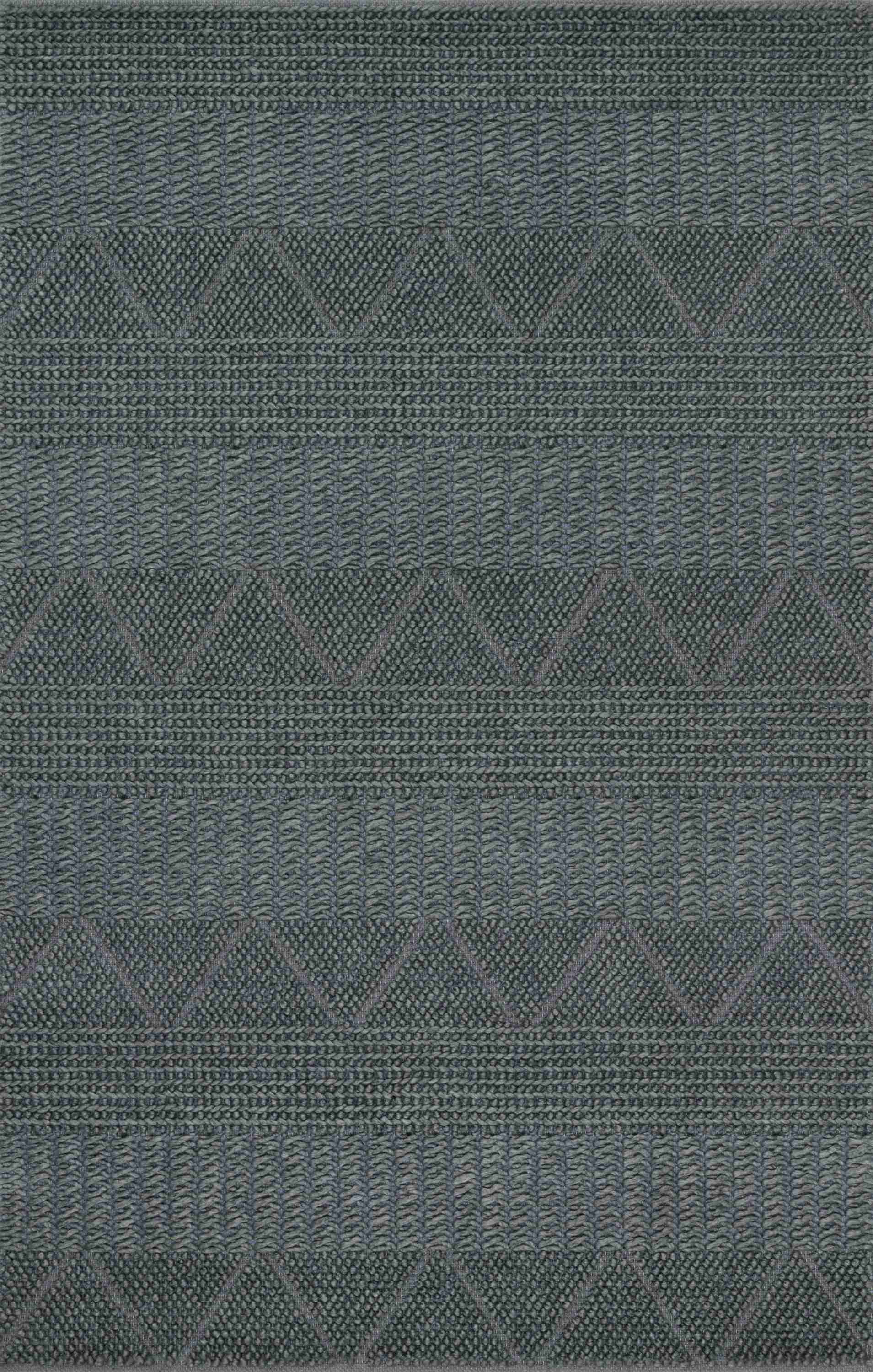Magnolia Home by Joanna Gaines x Loloi | Rowan Collection | Denim | ROW-01 - Image 1