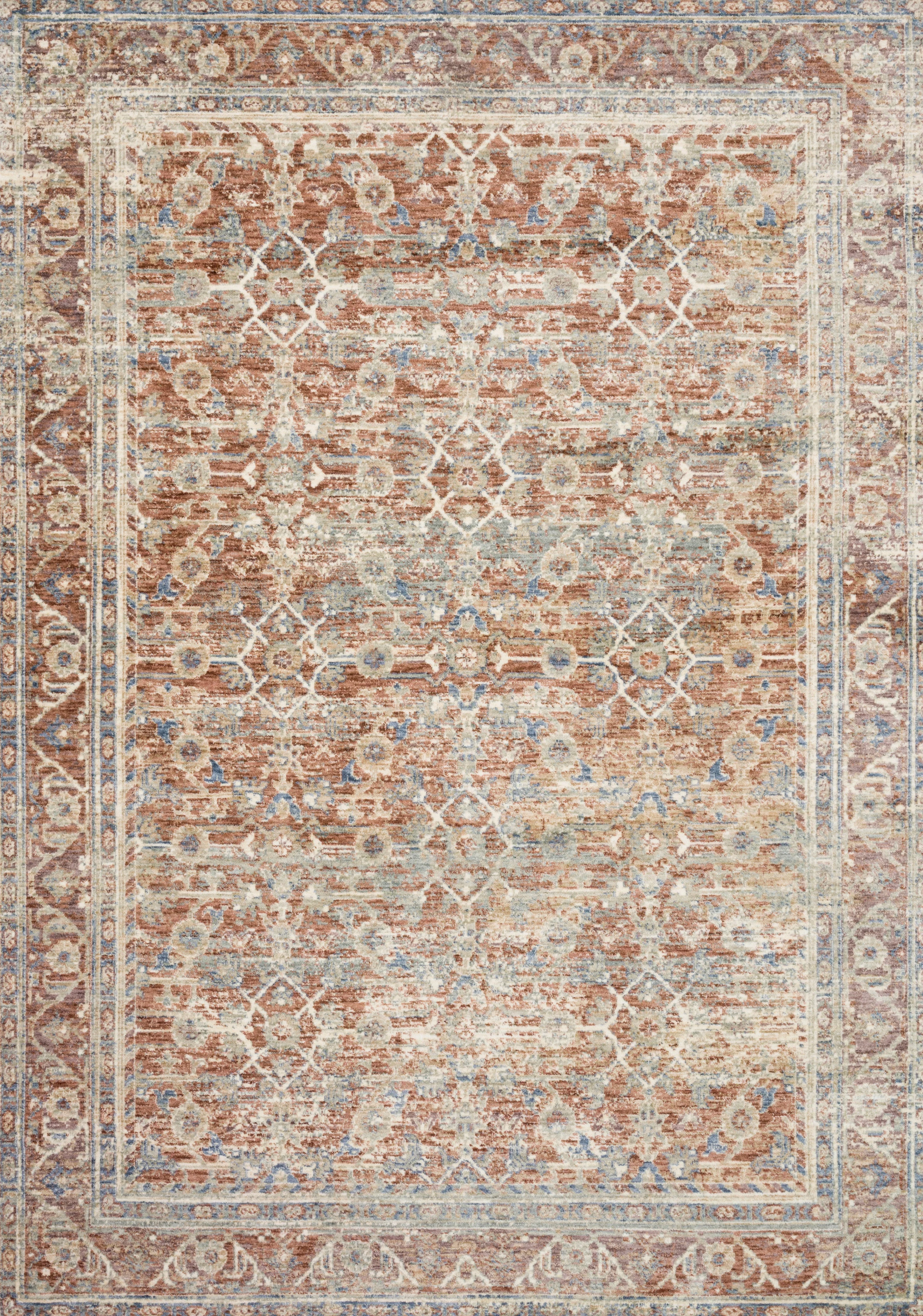 Loloi | Revere Collection | Terracotta / Multi | REV-07 - Image 1