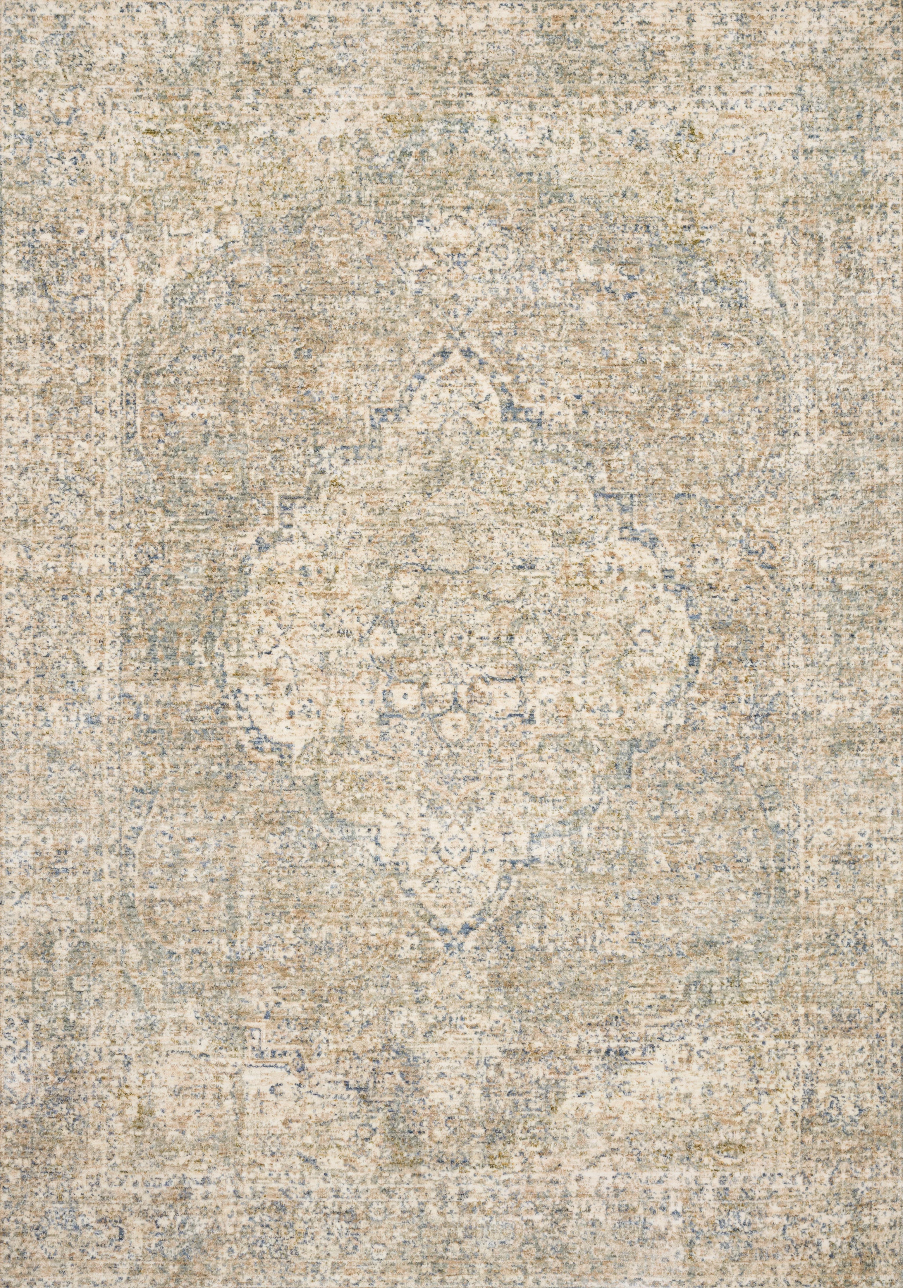 Loloi | Revere Collection | Granite / Blue | REV-08 - Image 1