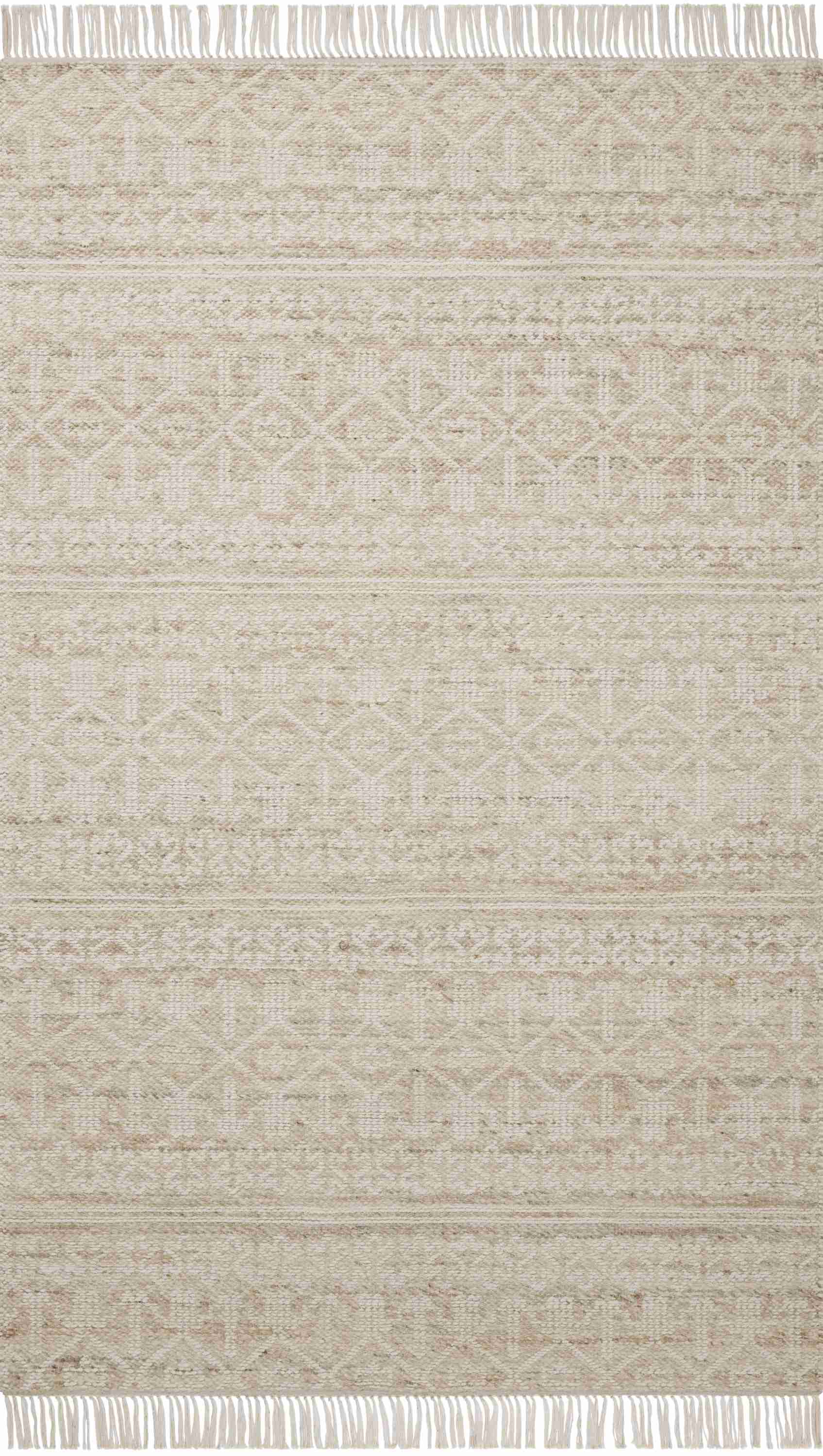 Angela Rose x Loloi | Rivers Collection | Sand / Ivory | RIV-03 - Image 1